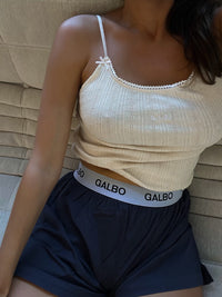 Le Débardeur Pointelle Galbo - Vanilla Ice 🍨