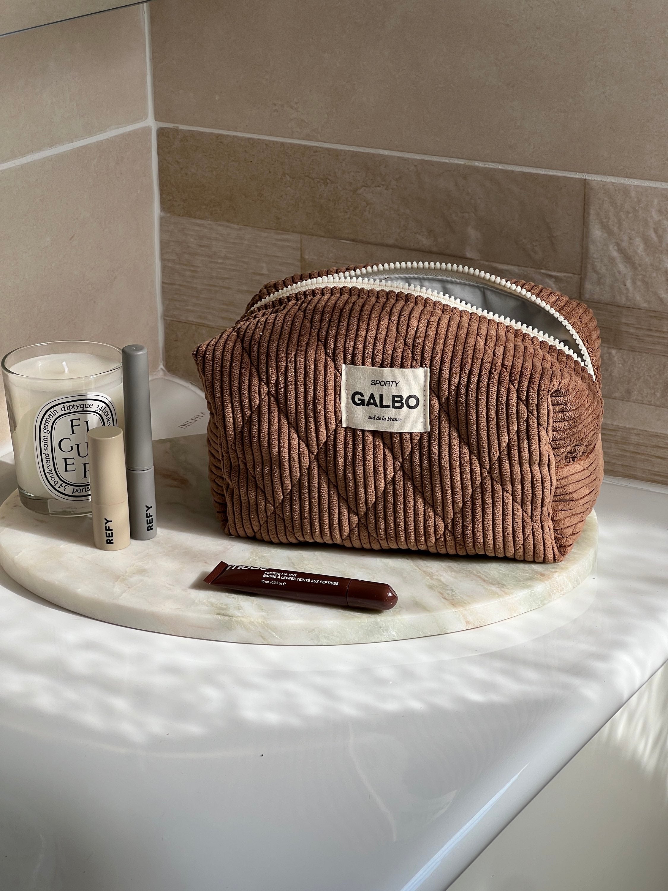 SPORTY - matelassée velours Cinnamon