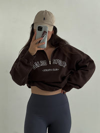 Le Zipper oversize Galbo Sport - Brownie 🐻