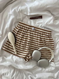 Short Pampelonne rayures Cinnamon 🤎