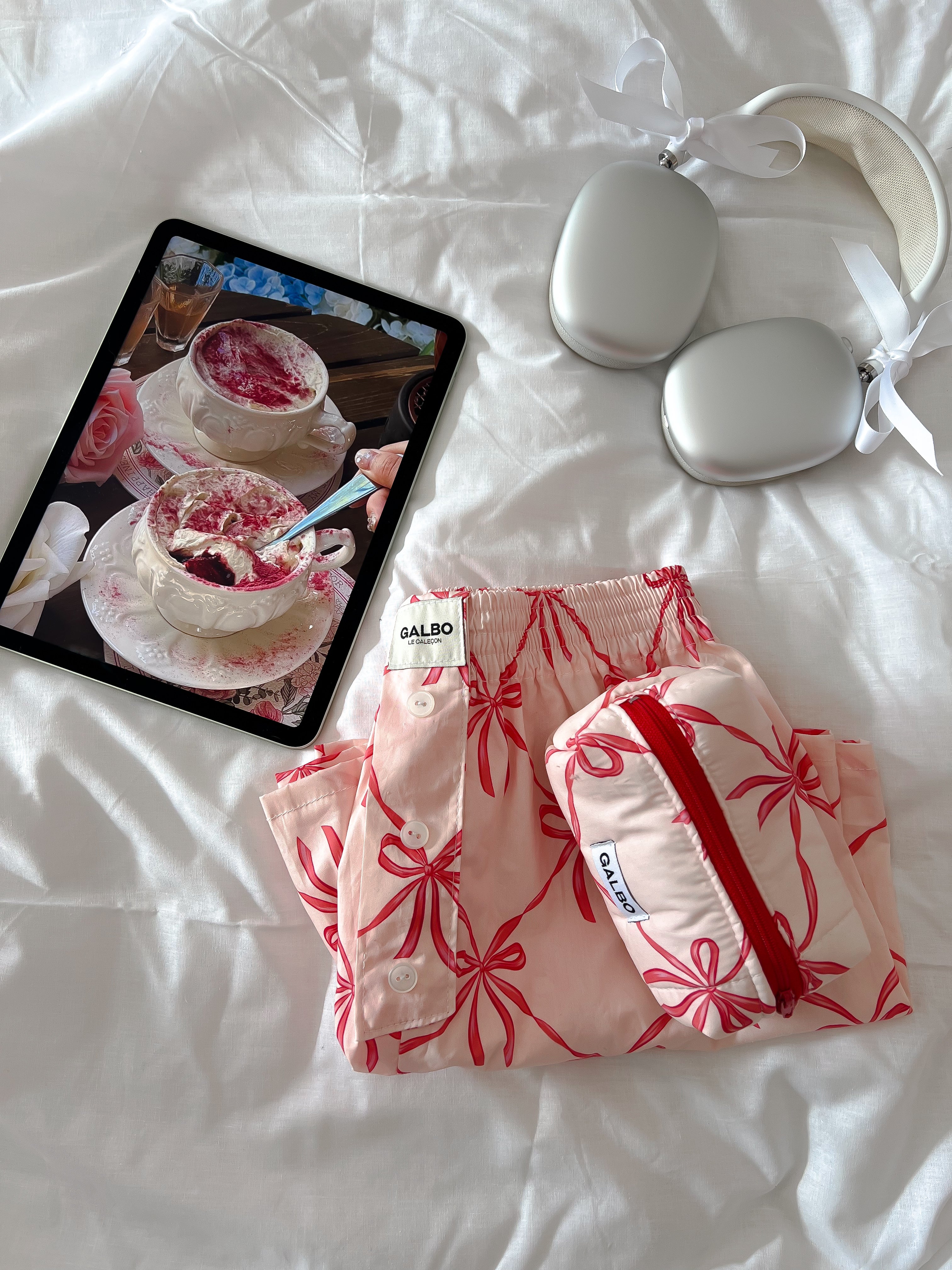 Caleçon Calvi Noeuds Powder Pink 🎀