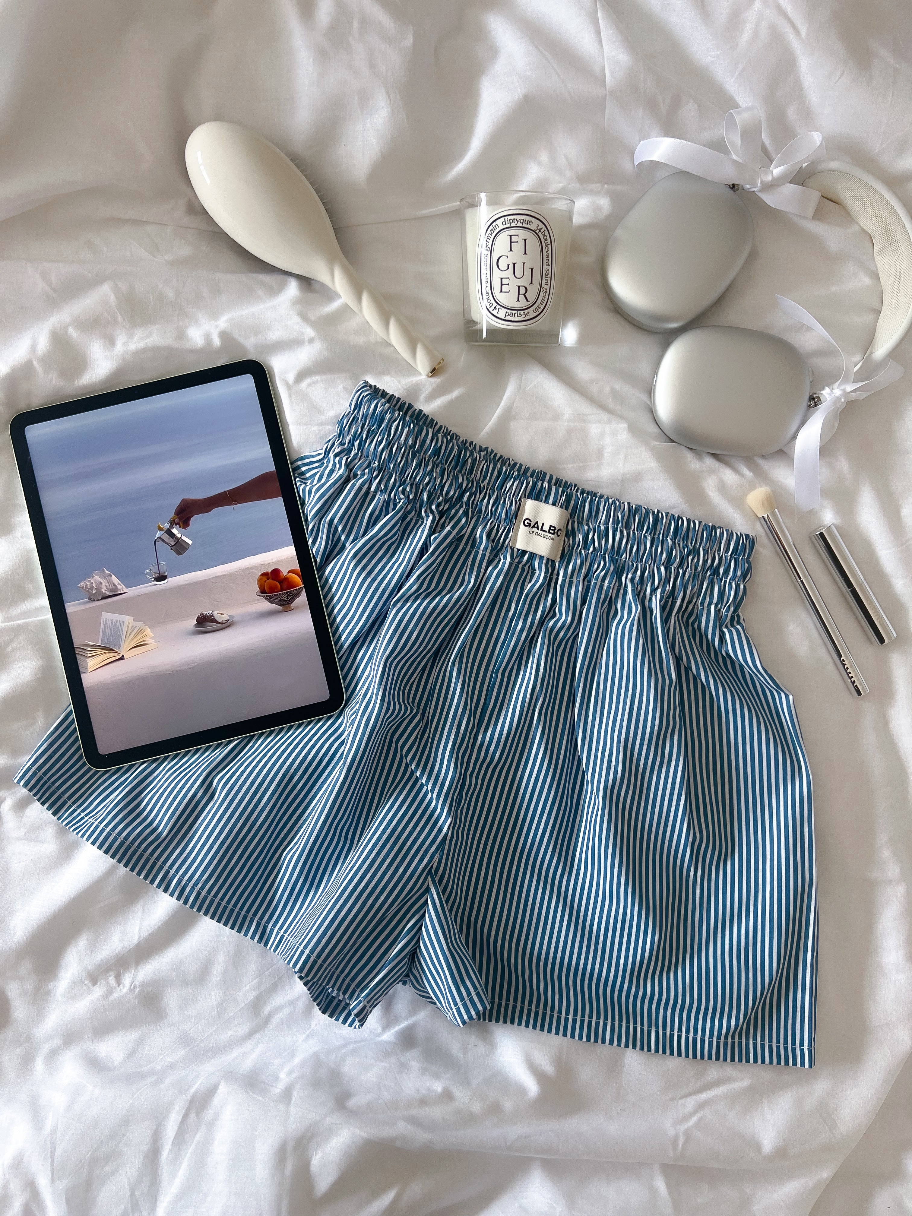 Caleçon Beaulieu rayures blueberry pancake 🫐