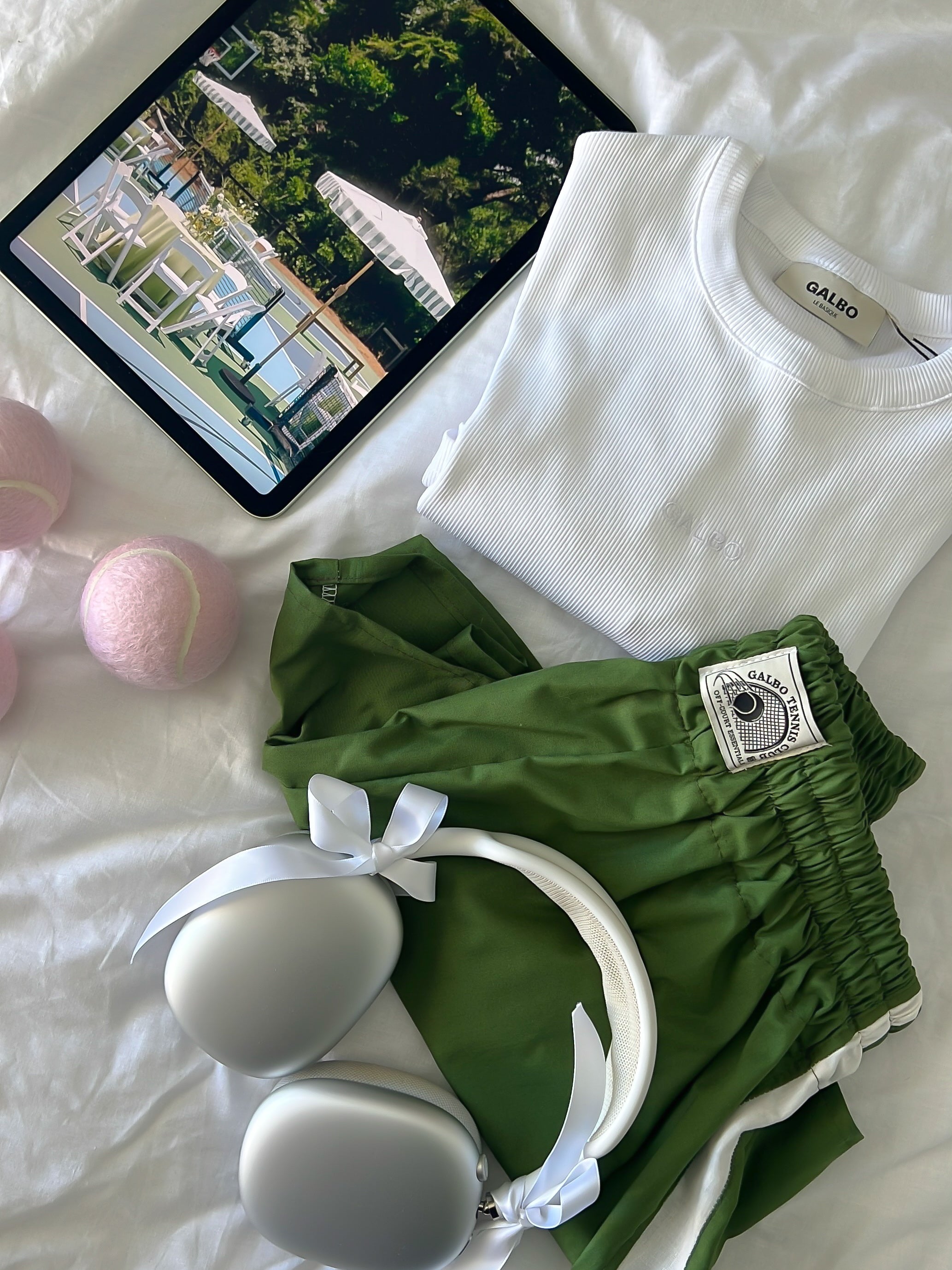 Le Short Sporty - Tennis club Grass Court 🎾