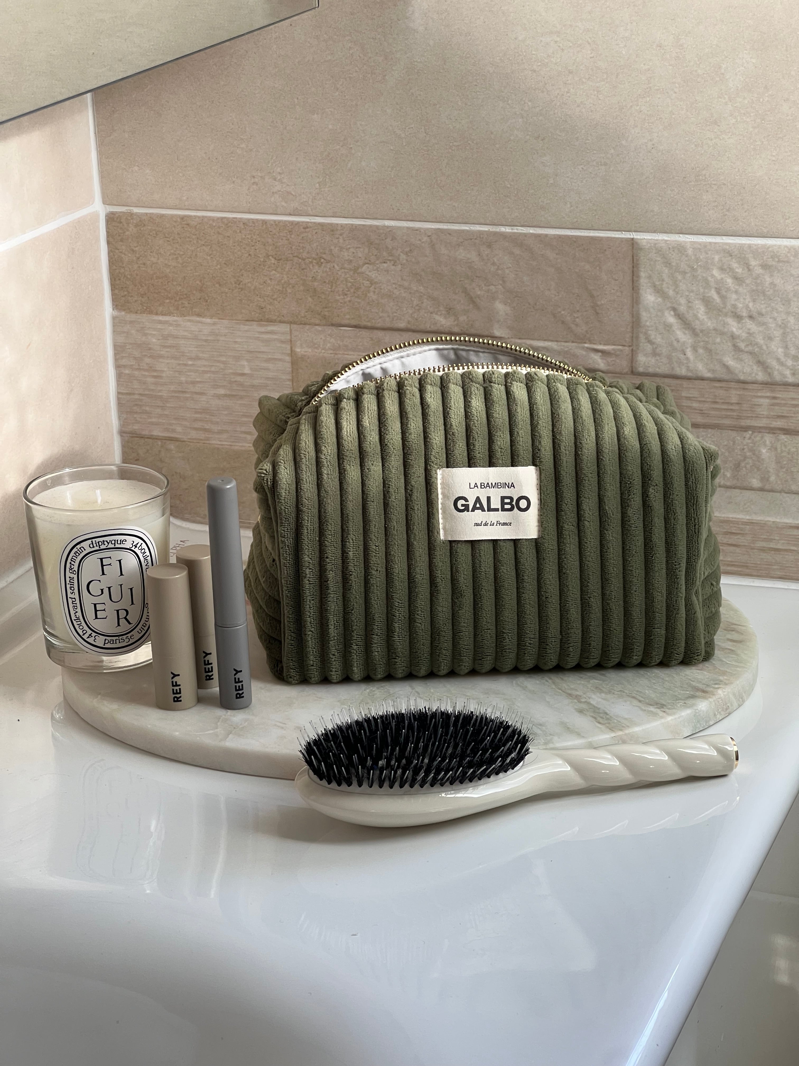 LA BAMBINA - gros velours cotelé Garden green 🦚