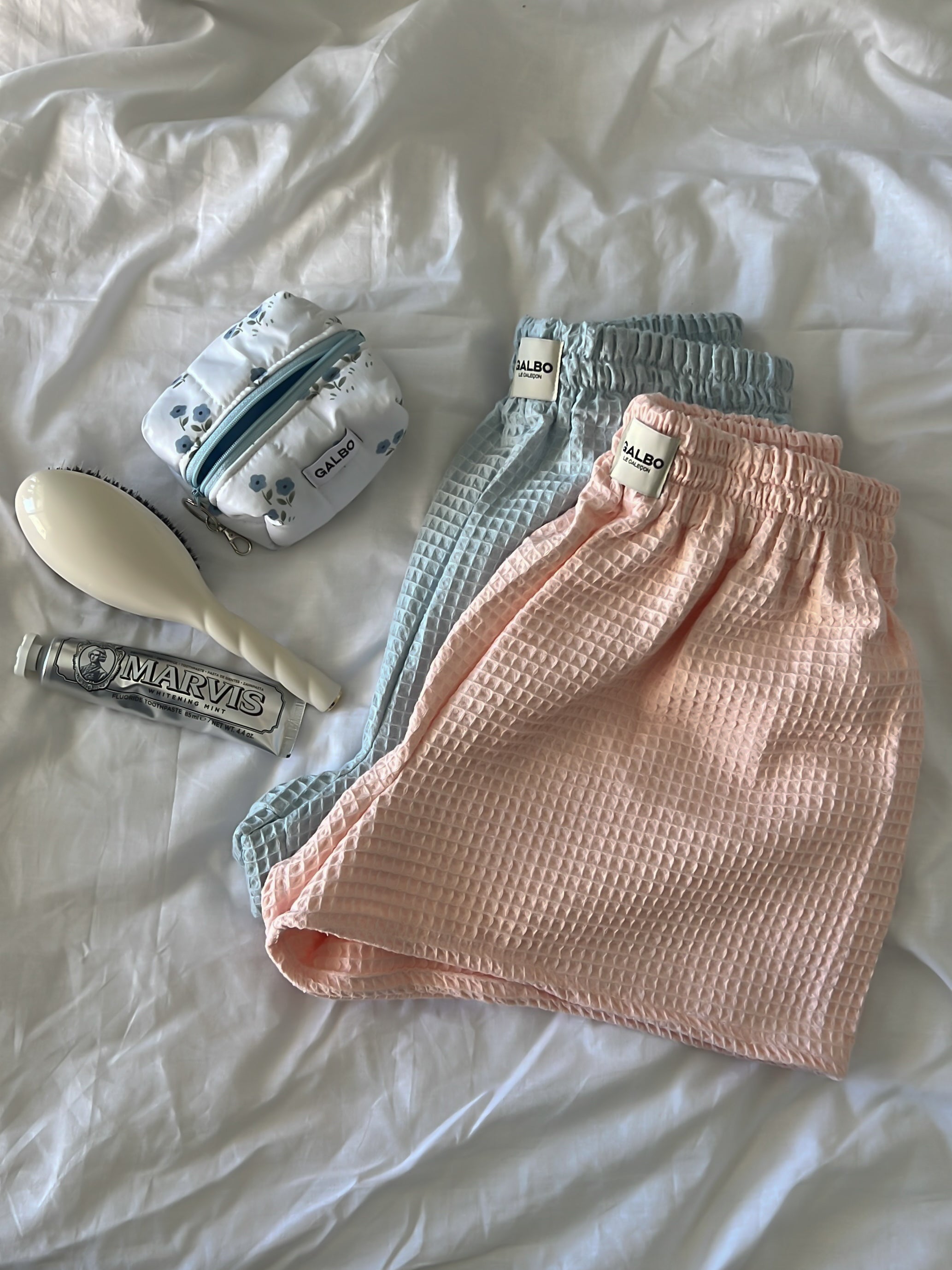 Le Short Beaulieu - Nid d’abeille Candy Pink 🌸