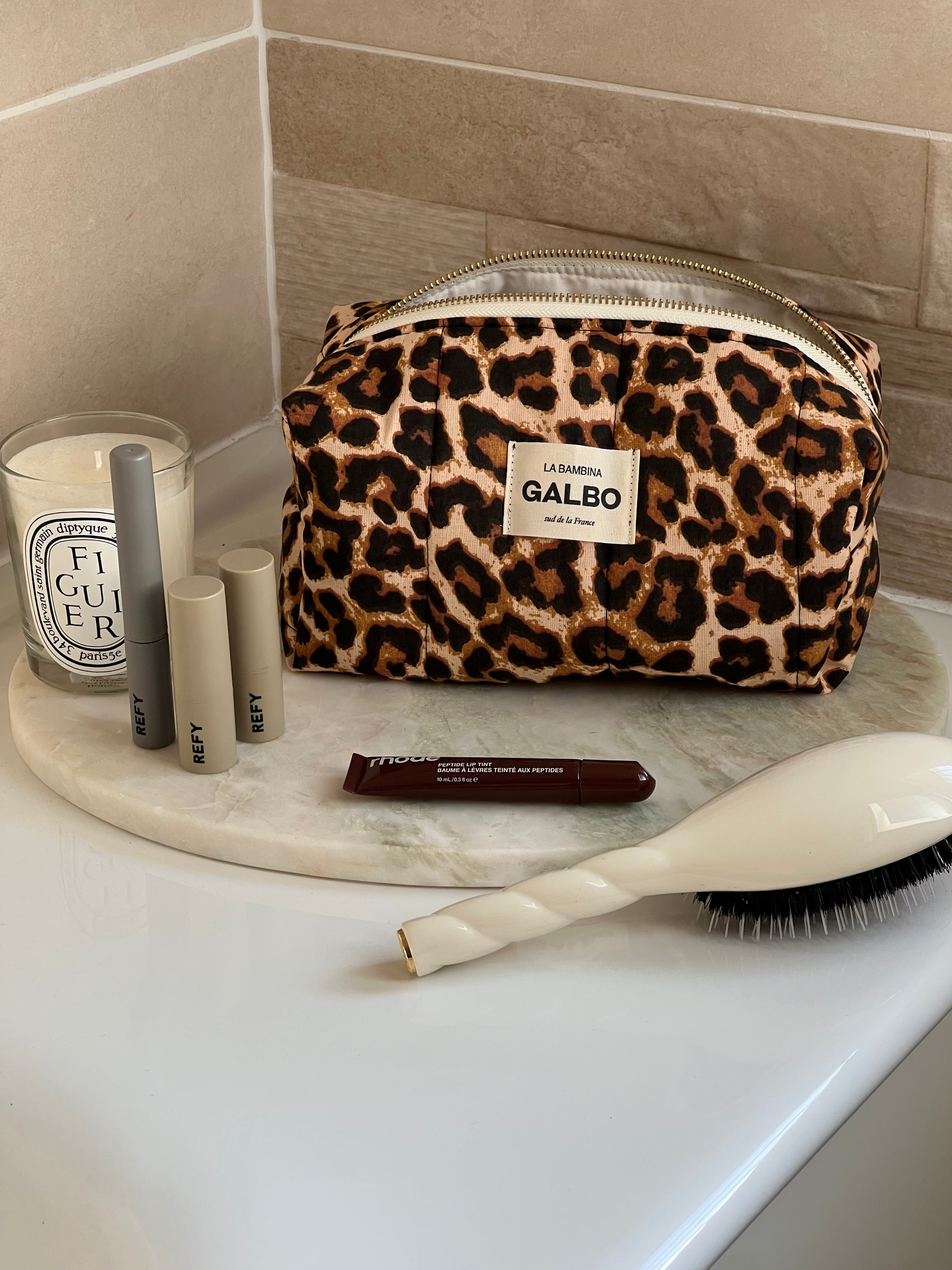 LA BAMBINA - matelassée Léopard