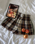 Le short Countryside - Tartan Pecan Pie bandes kaki 🥧