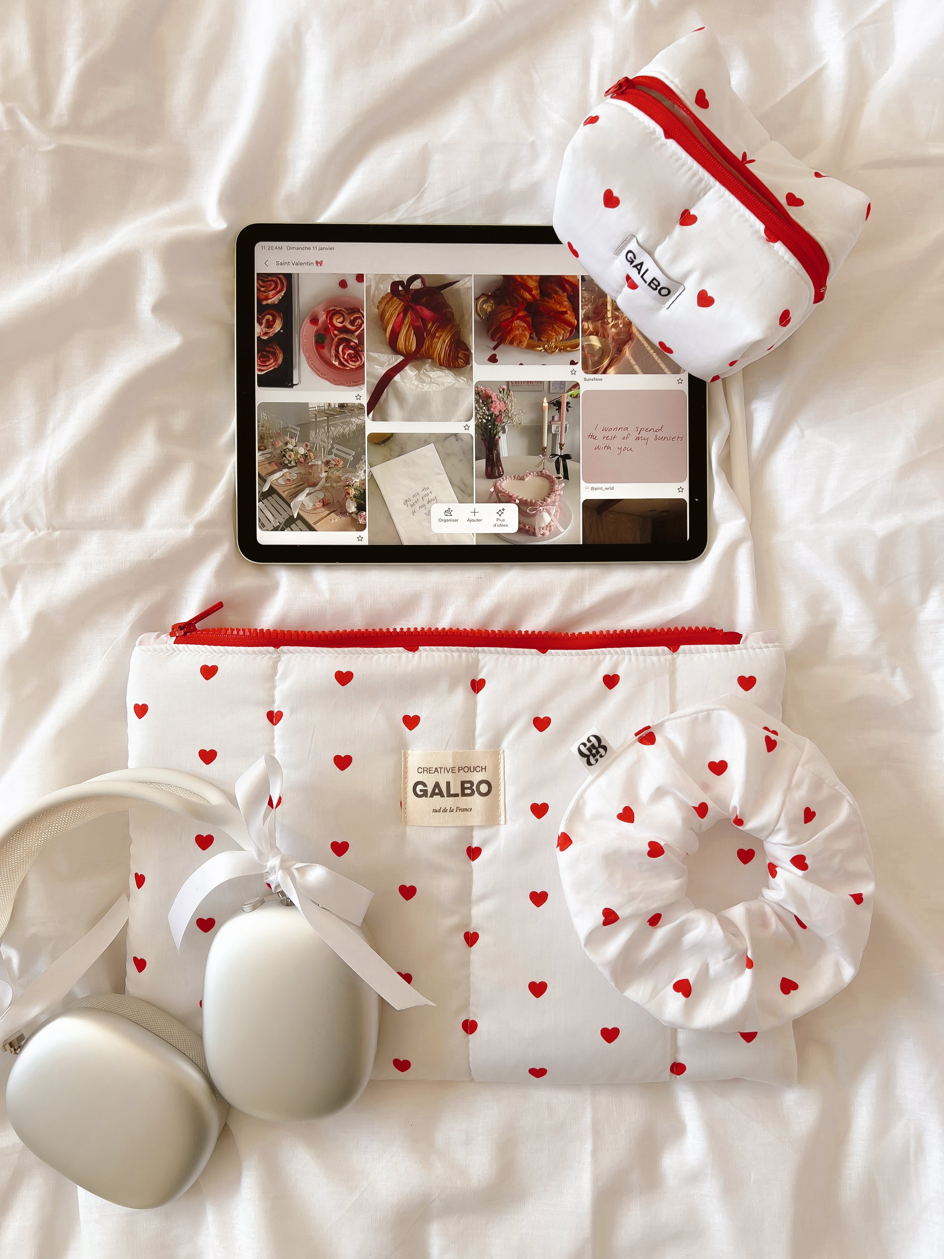 CREATIVE POUCH - matelassée Sweetie blanche 🤍