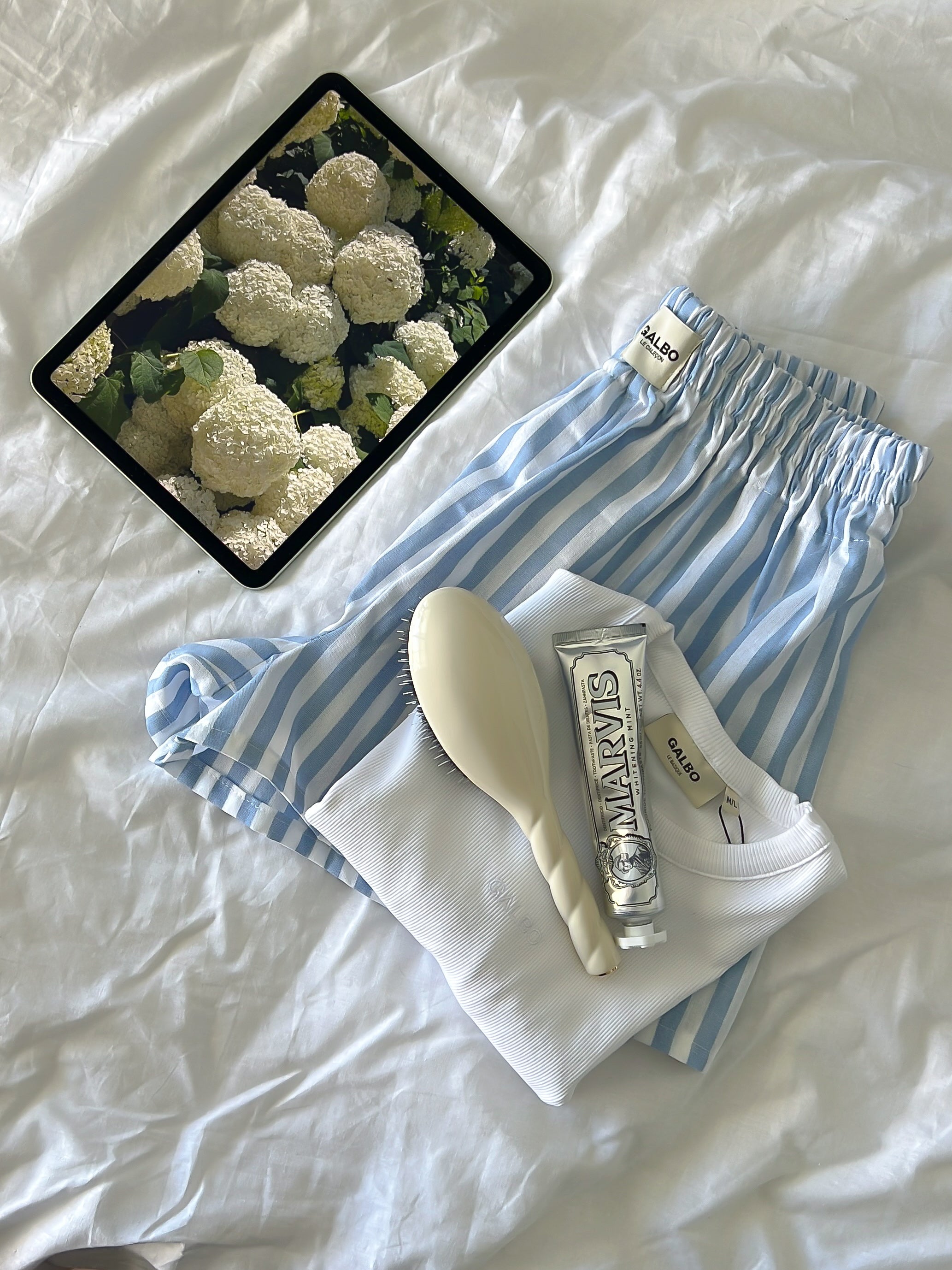 Le Caleçon Beaulieu - Baby Blue rayé 🦋