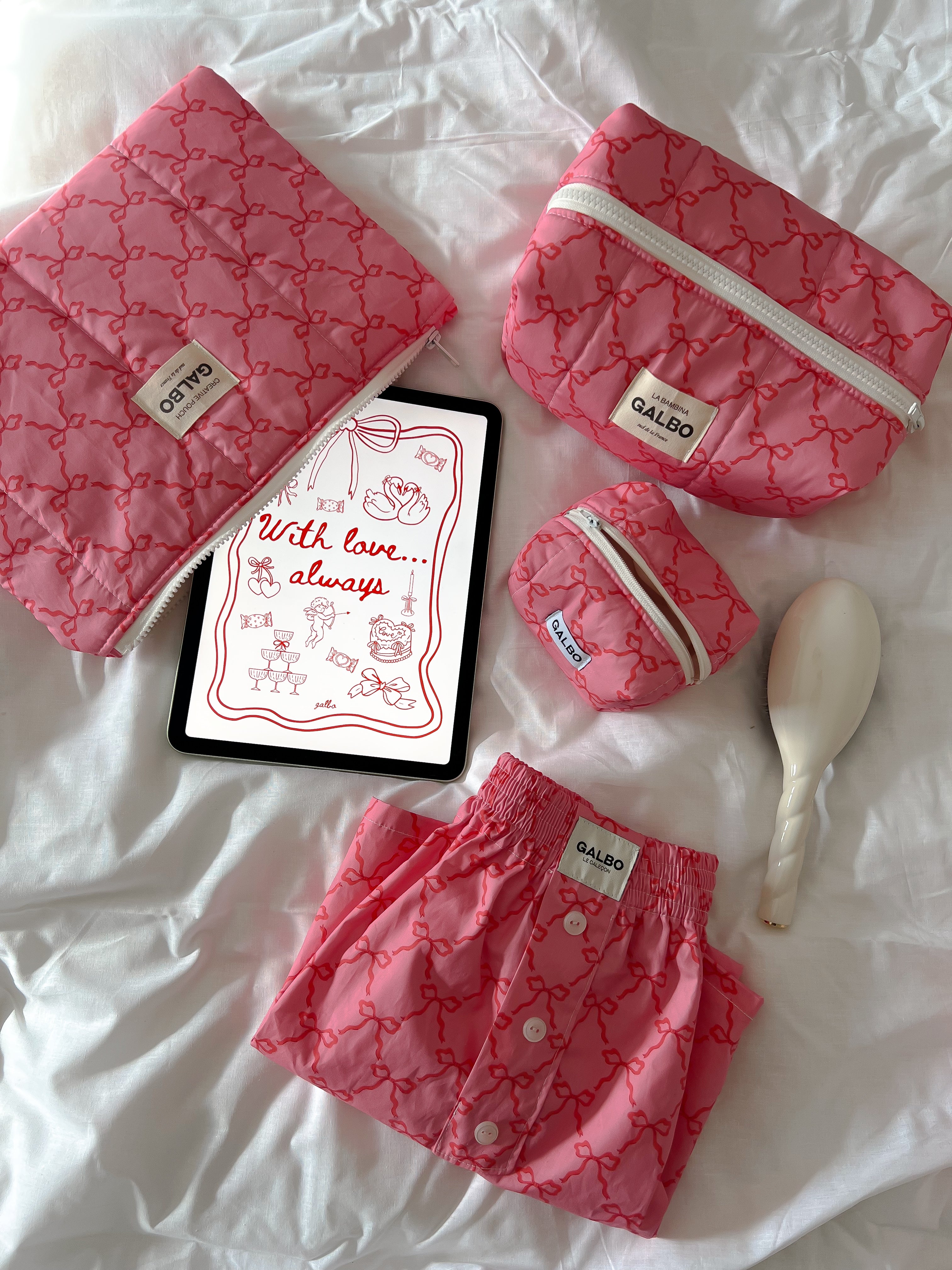 Caleçon Calvi Noeuds Raspberry Pink 💘