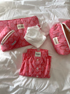 CREATIVE POUCH - matelassée Noeuds Raspberry Pink 💘