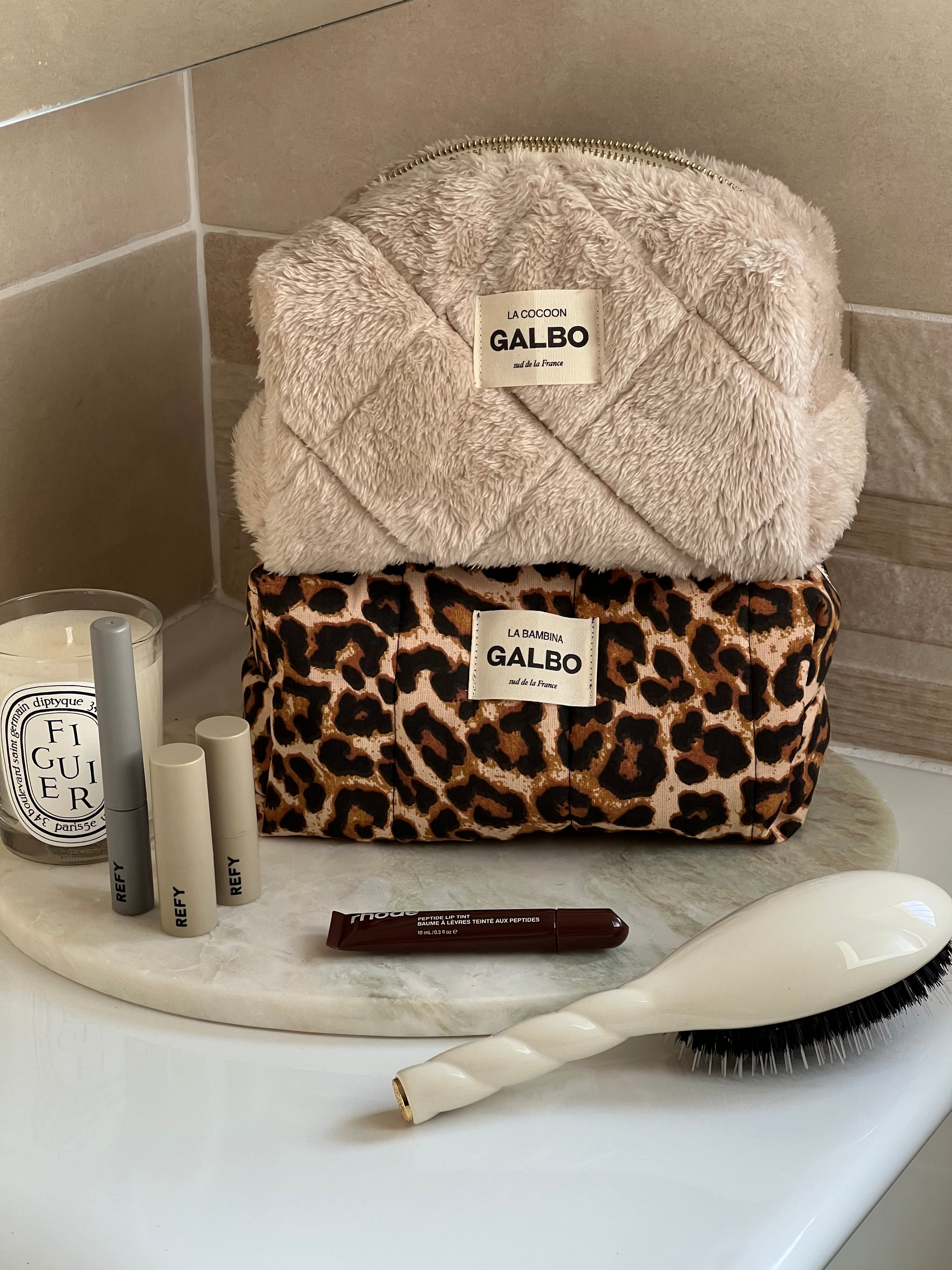 LA BAMBINA - matelassée Léopard