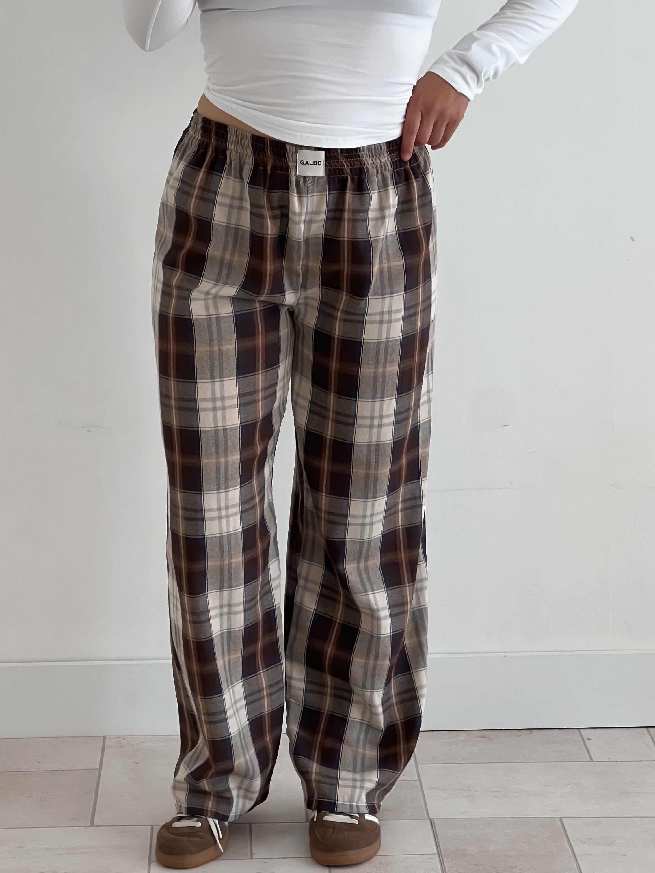 Pantalon Scotty tartan Pecan Pie