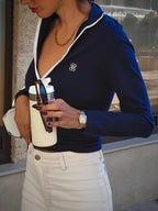 Top zipper - Evening Blue