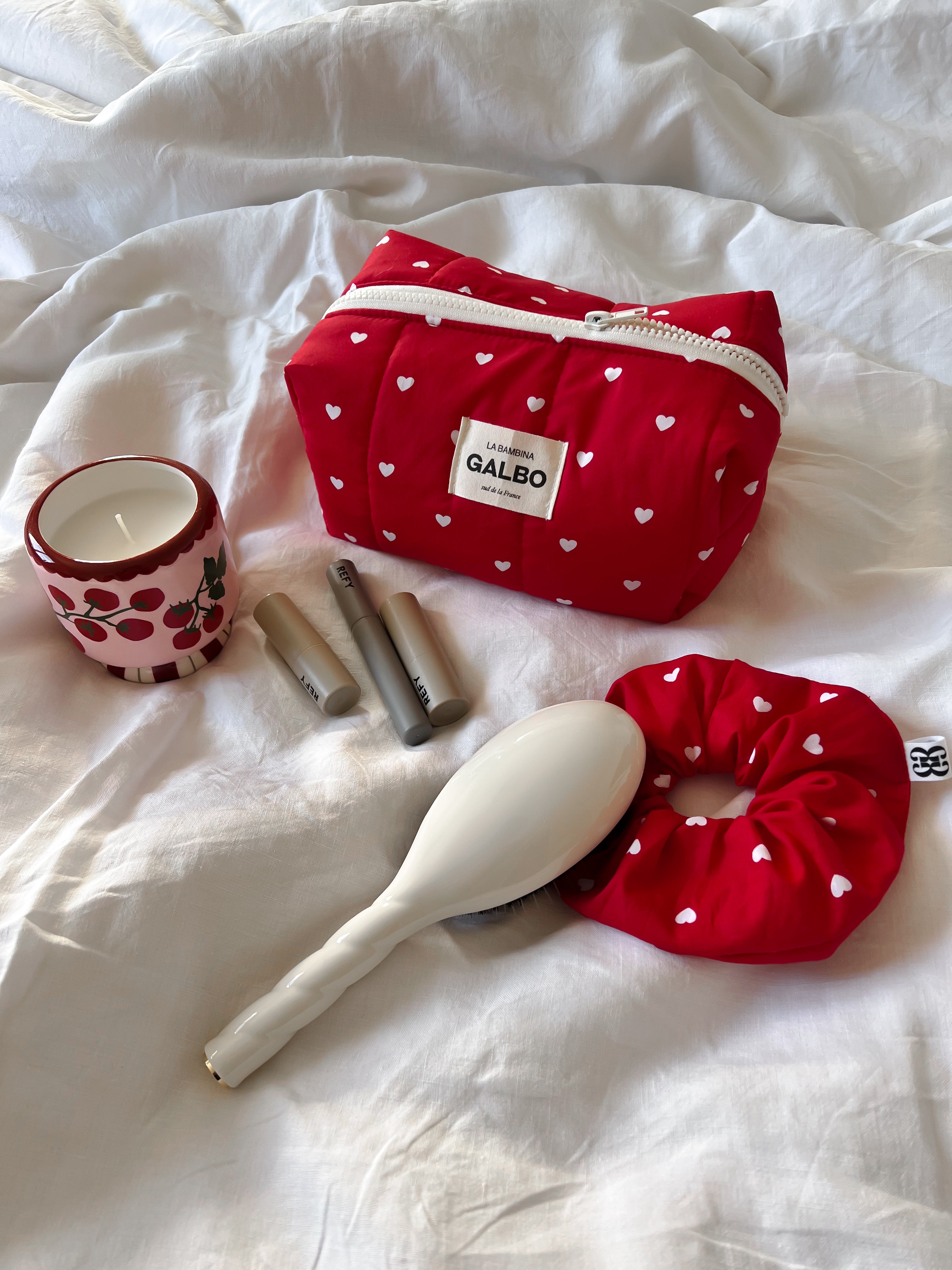 LA BAMBINA - matelassée Sweetie rouge ❤️