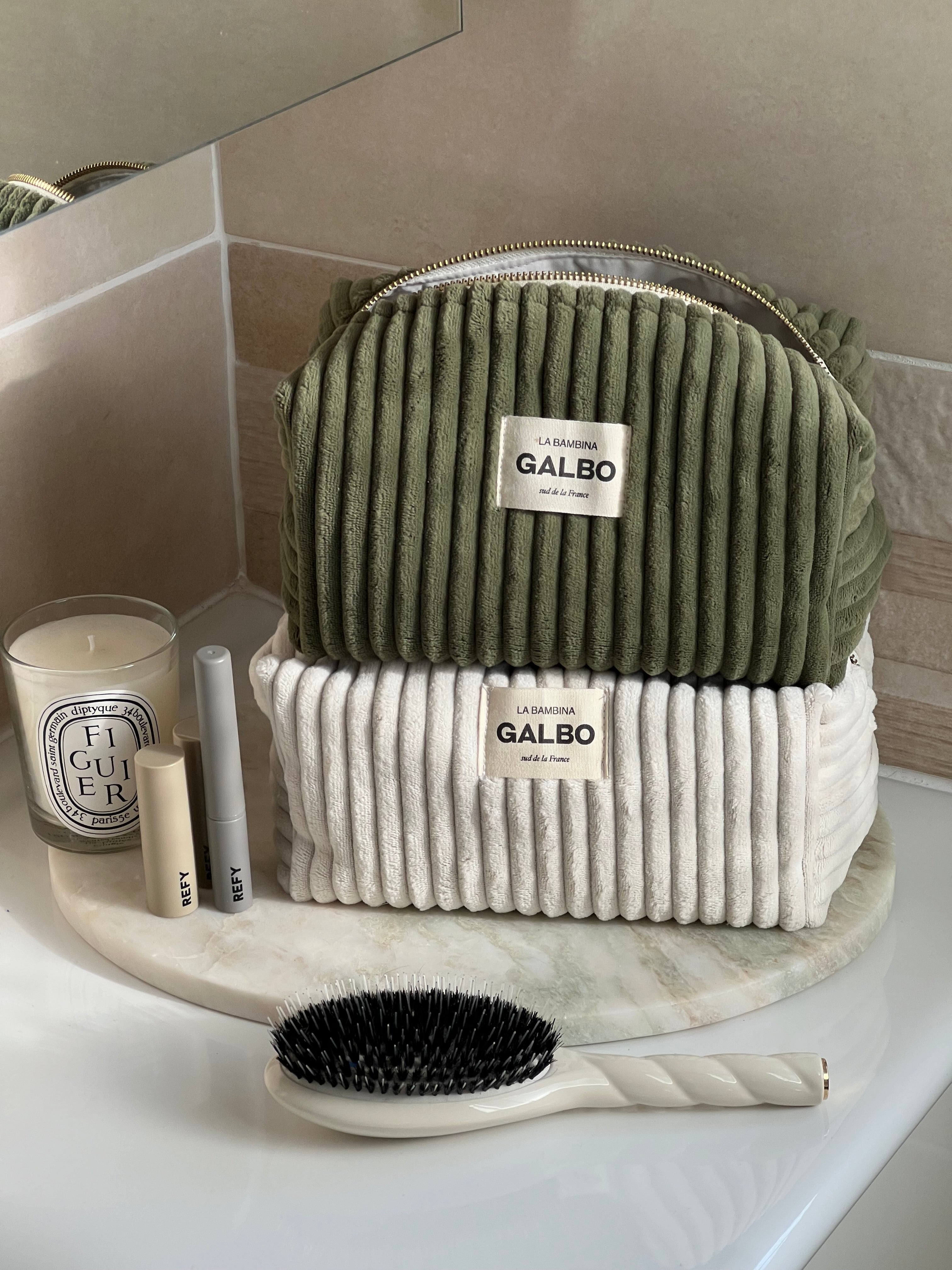 LA BAMBINA - gros velours cotelé Garden green 🦚