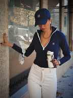 Top zipper - Evening Blue