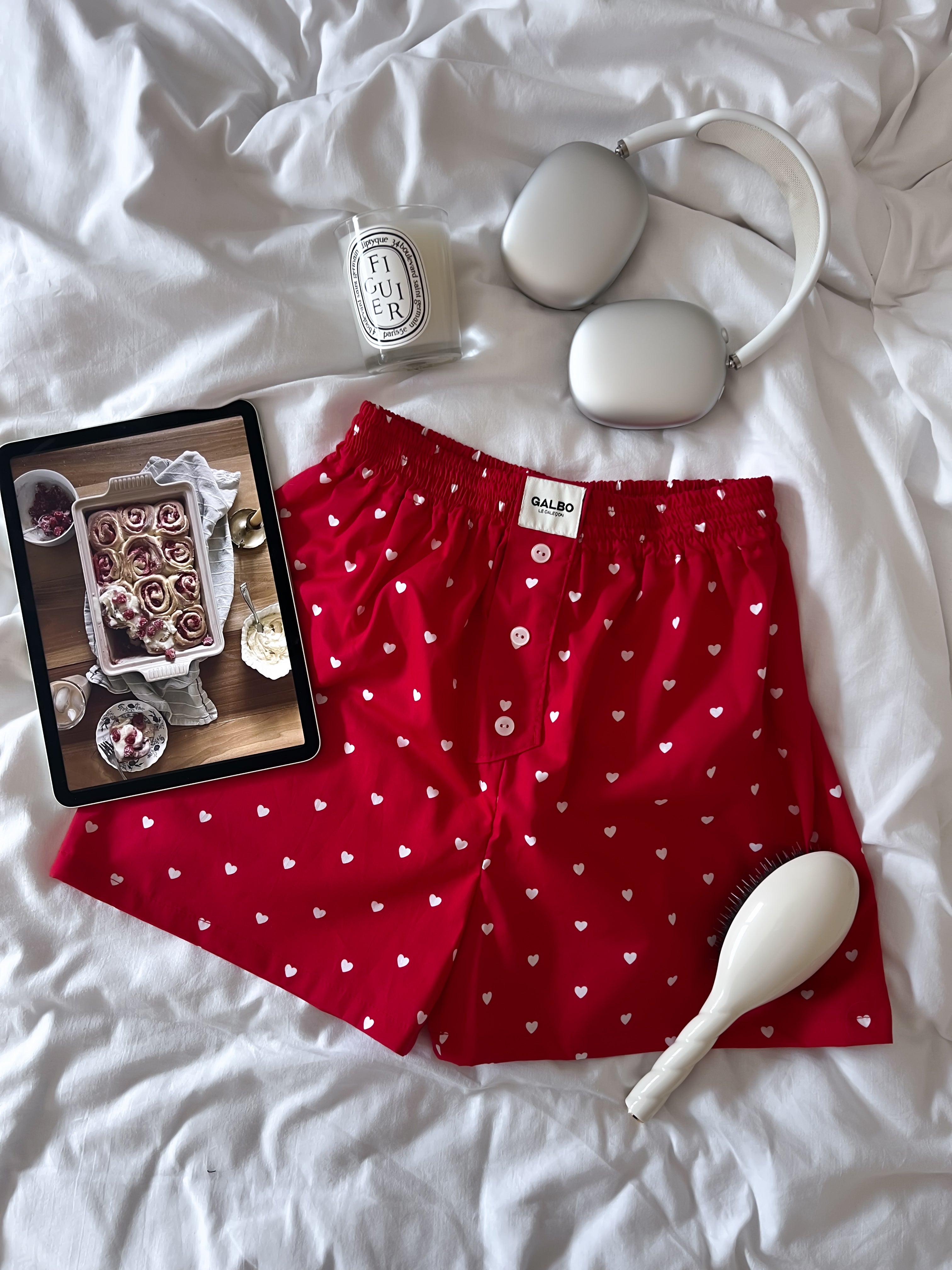 Caleçon Calvi Sweetie rouge ❤️