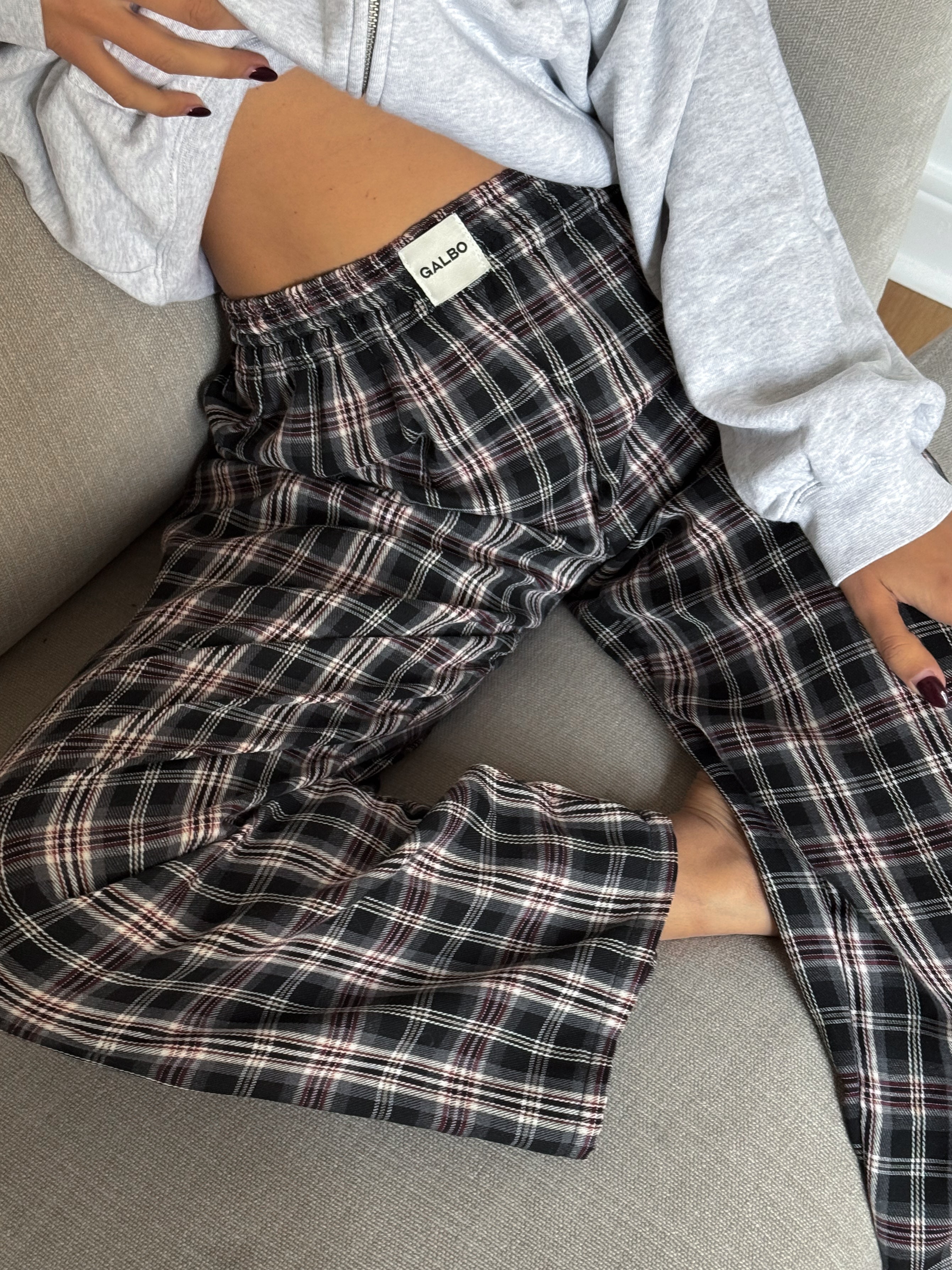 Pantalon Scotty tartan Oxford