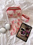 LA PUPA - matelassée Noeuds Powder Pink 🎀