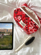 LA BAMBINA - matelassée Bandana rouge