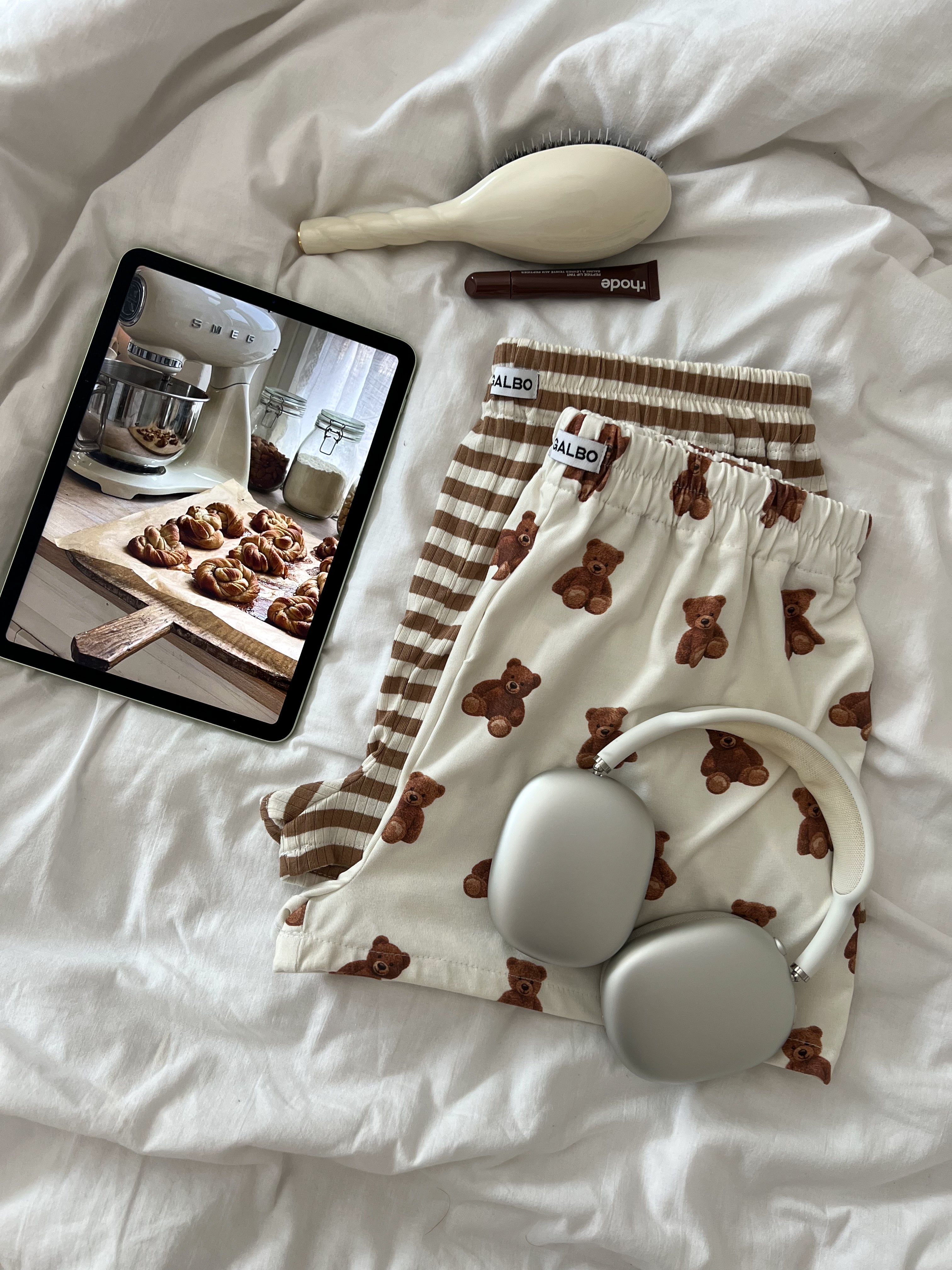 Short Pampelonne rayures Cinnamon 🤎