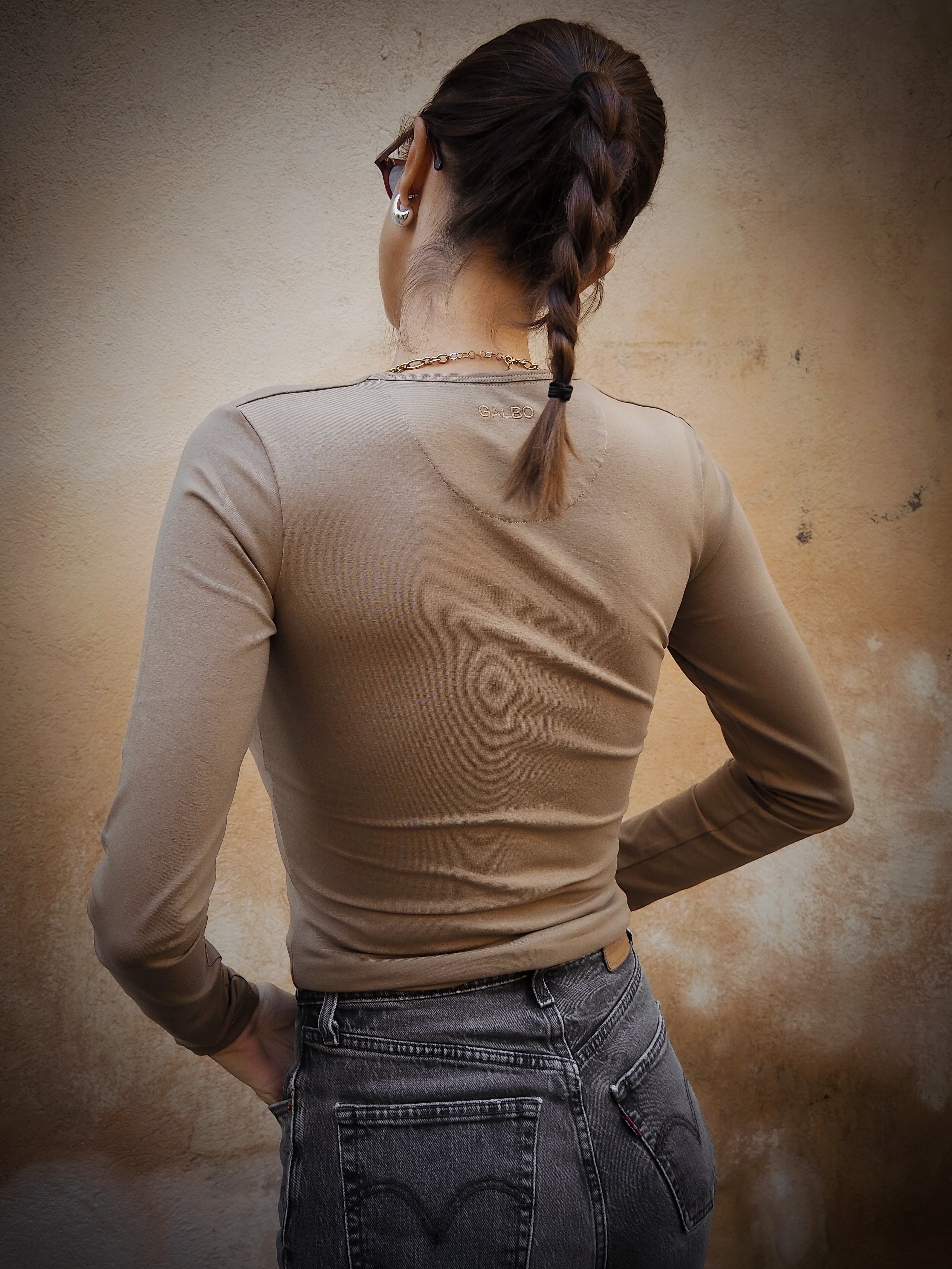 Top col coeur - Mocha 🤎