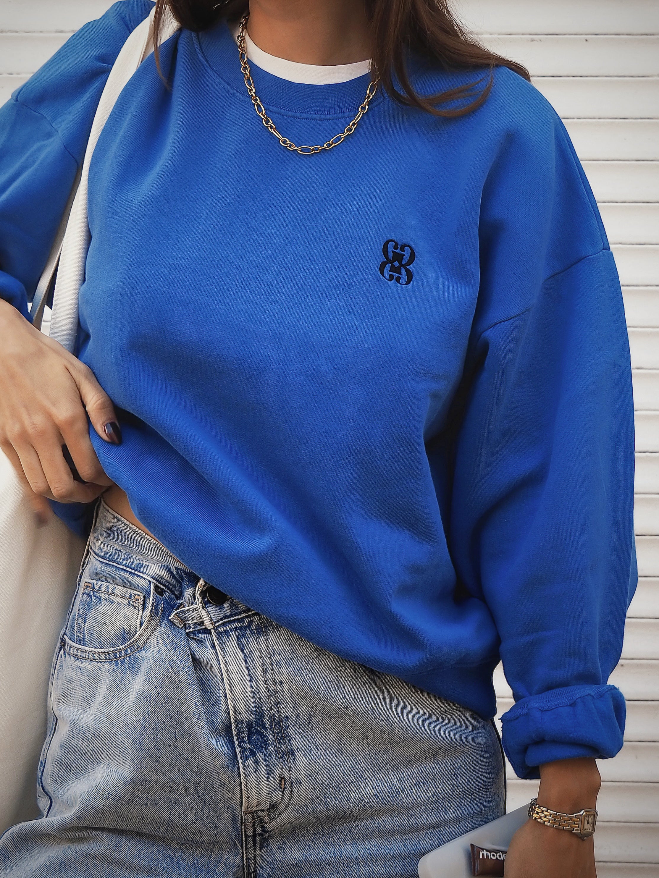 Le sweat oversize galbo sport - Electric blue 💙