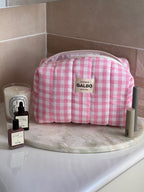 LA NOMADE - matelassée vichy rose