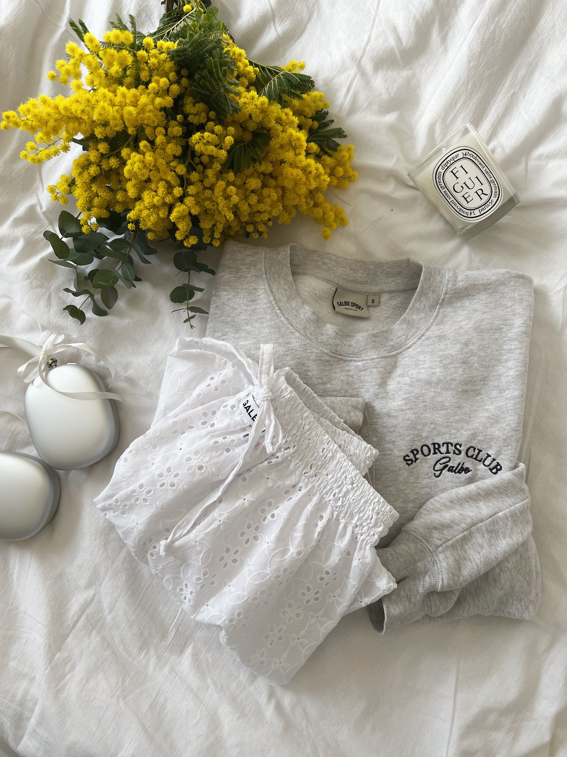 Short Sanary Broderie Anglaise 🦢