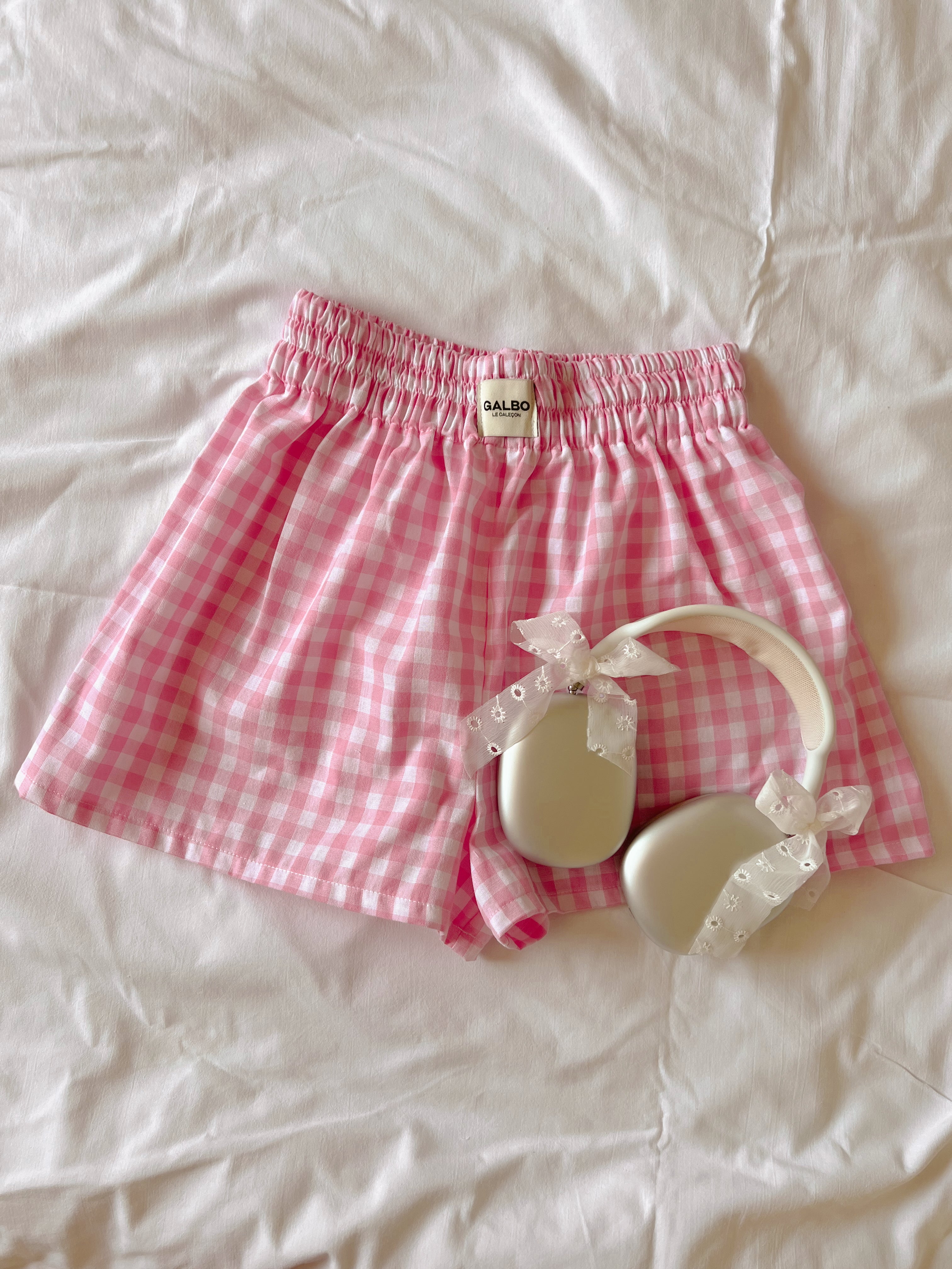 Caleçon Beaulieu VICHY Candy Pink 🌸