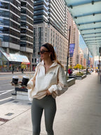 Le Zipper oversize Galbo Sport - Pearled Ivory