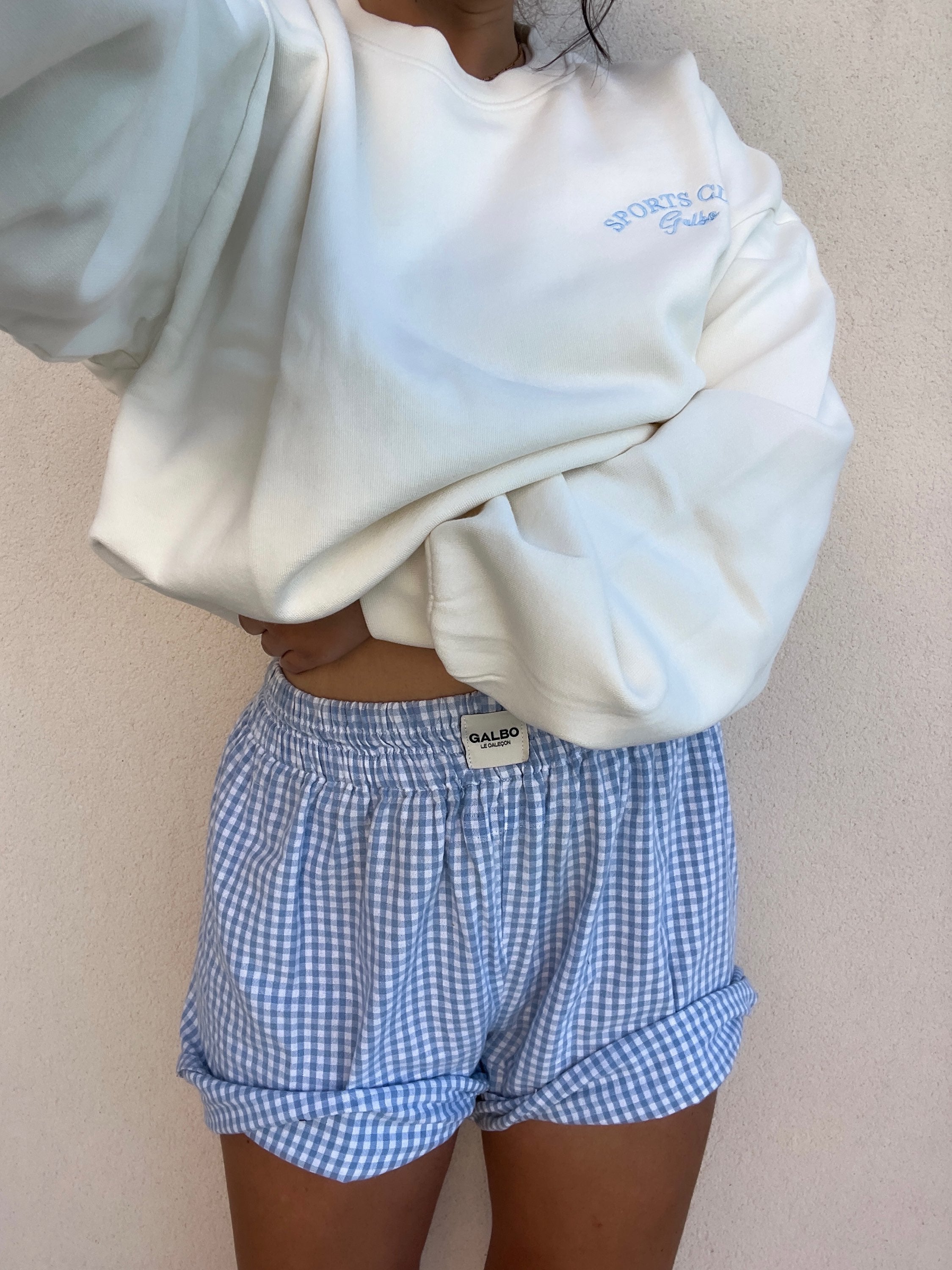 Le Sweat oversize Galbo Sport - Coconut Milk