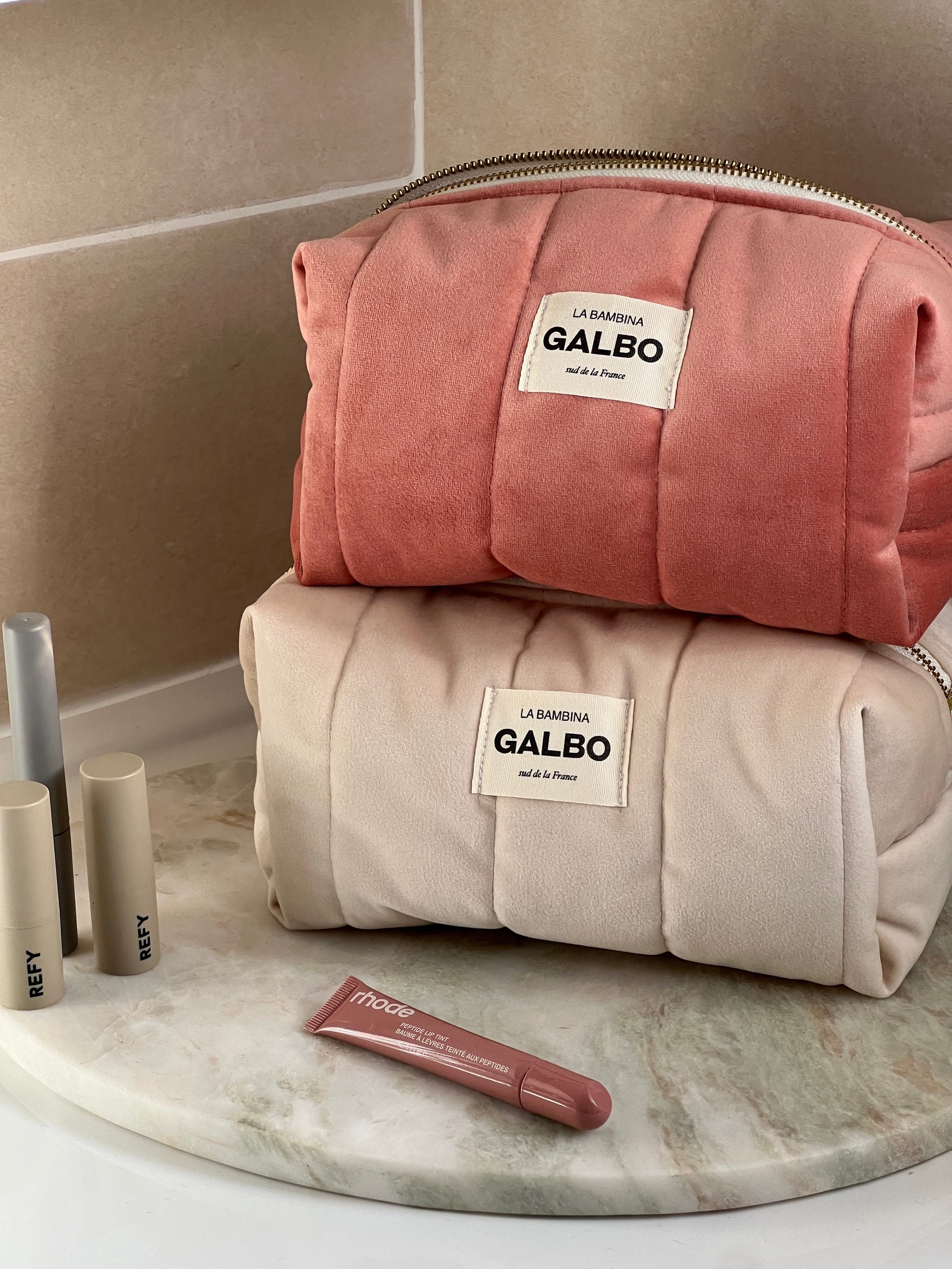LA BAMBINA - matelassée velours Peachy 🍑