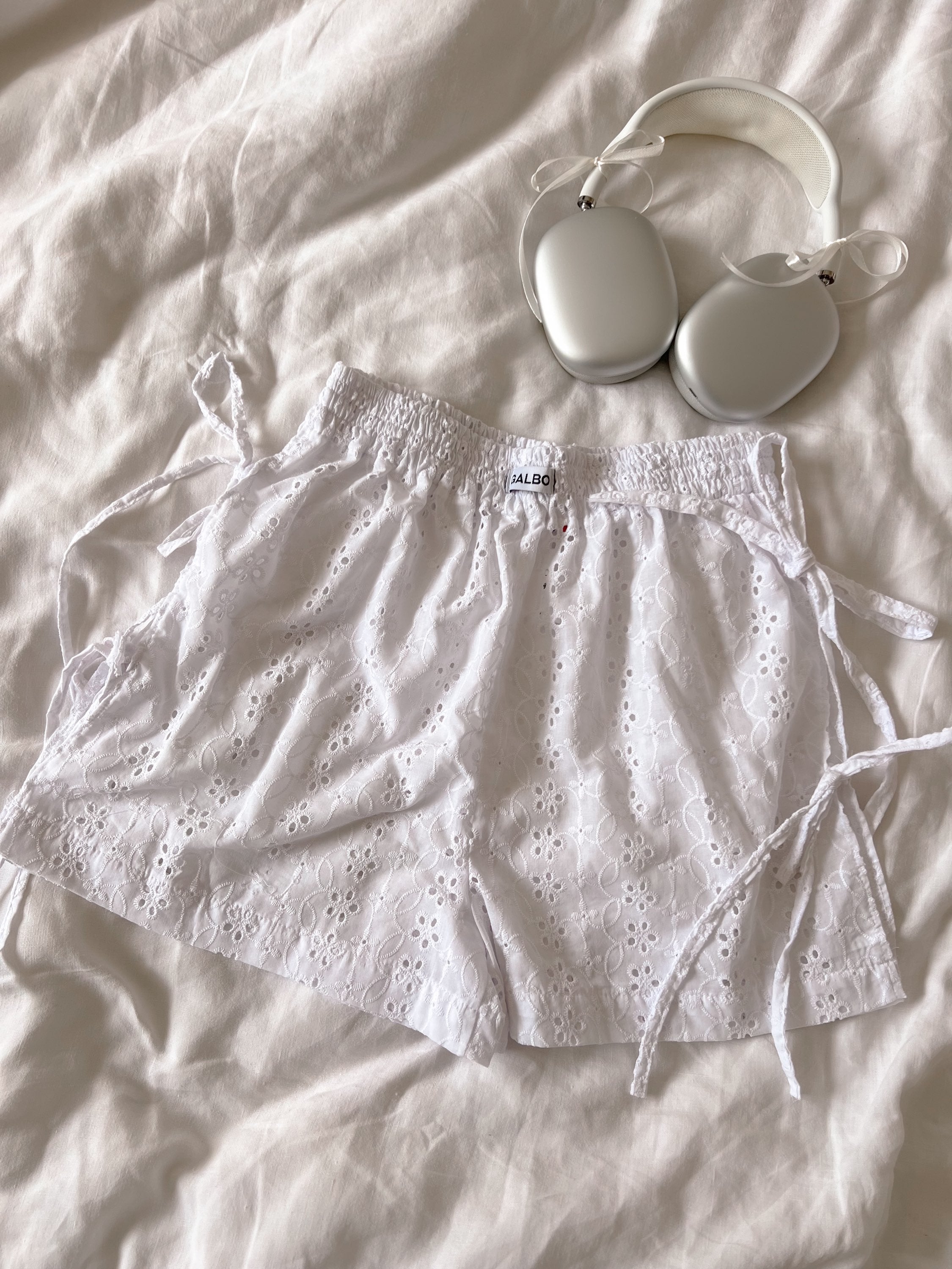 Short Pampelonne Noeuds & Broderie Anglaise 🎀🦢