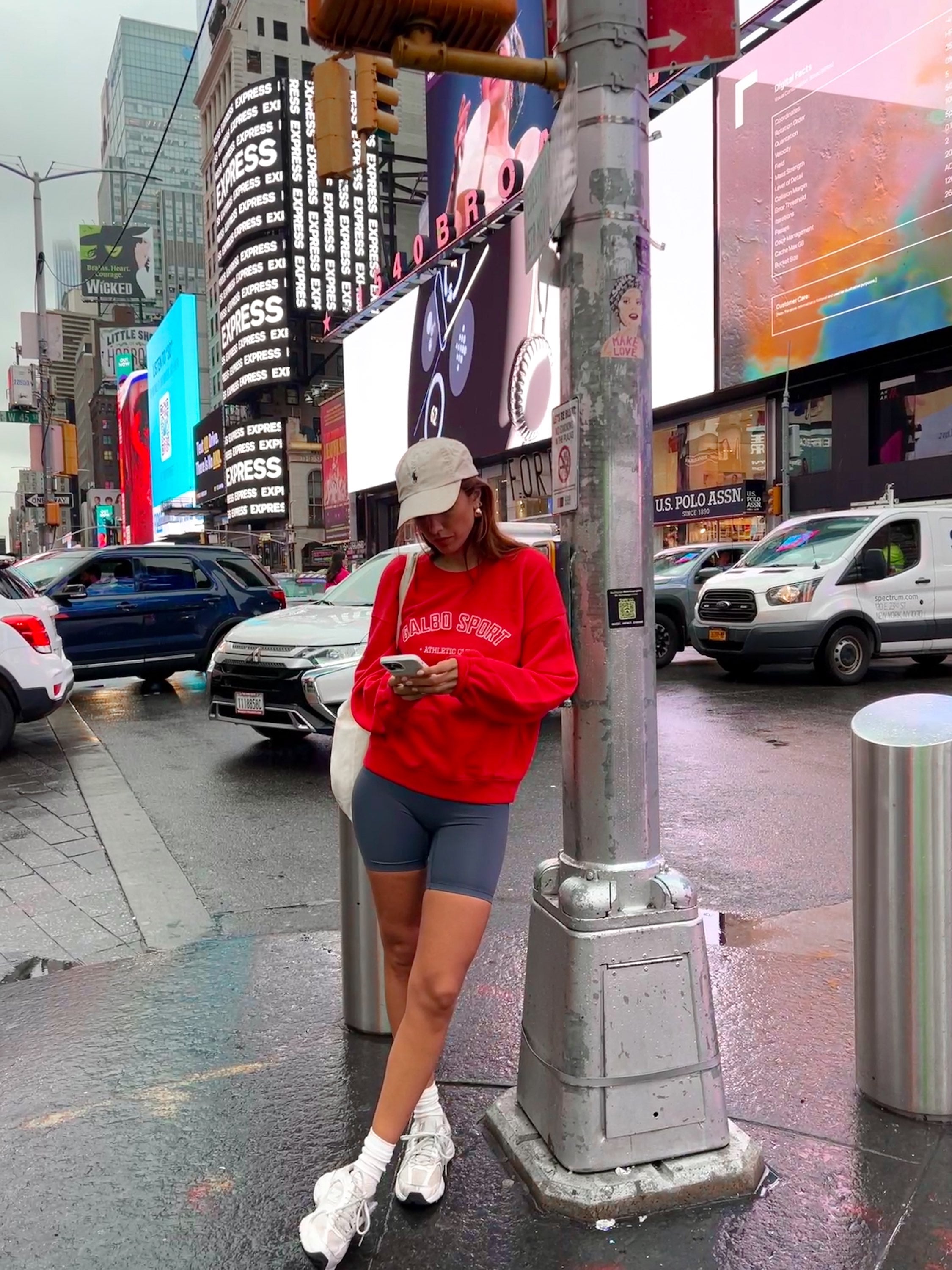 Le Sweat oversize Galbo Sport - Poppy 🍒