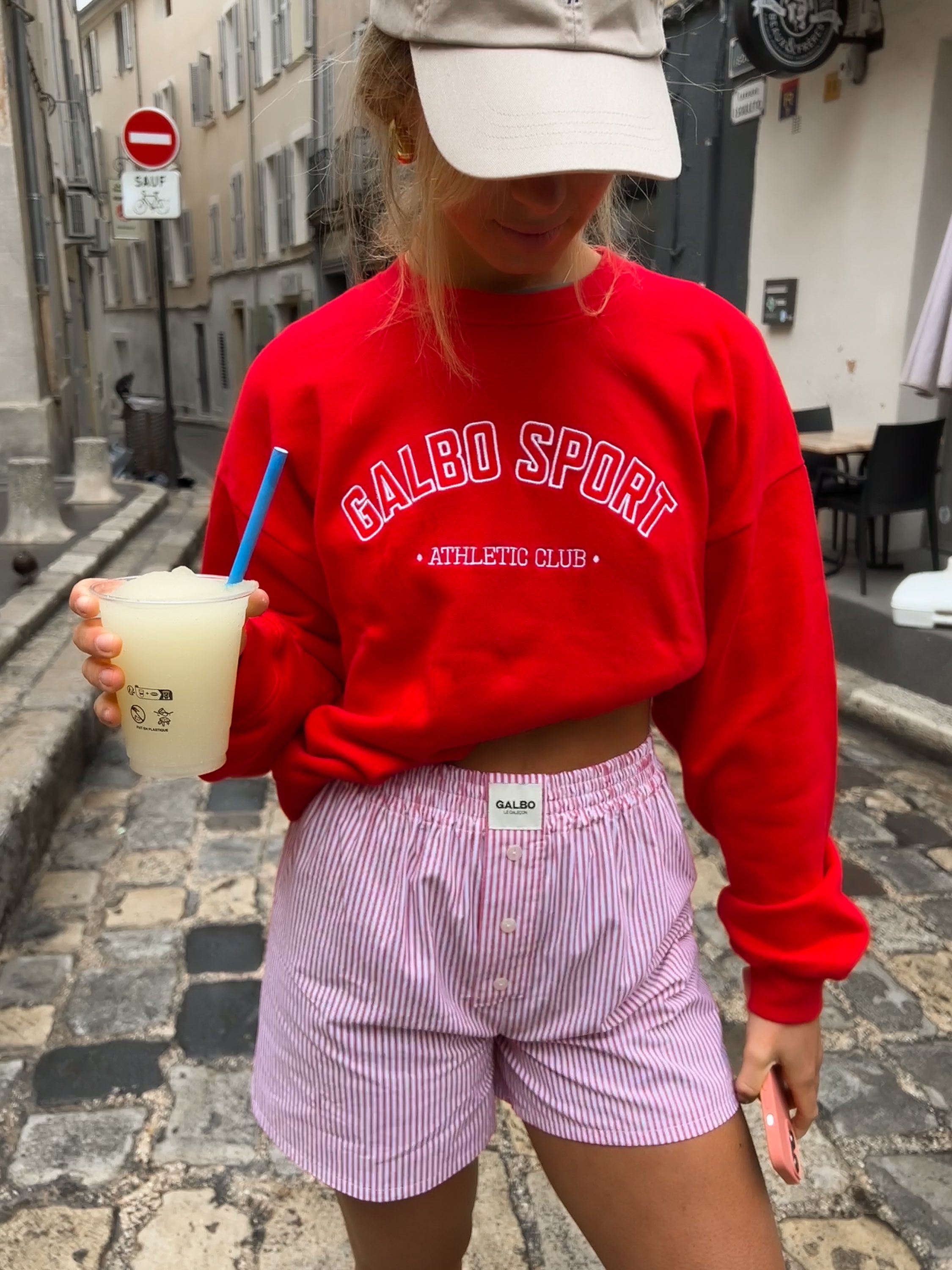 Caleçon Calvi RAYURES Poppy 🍒