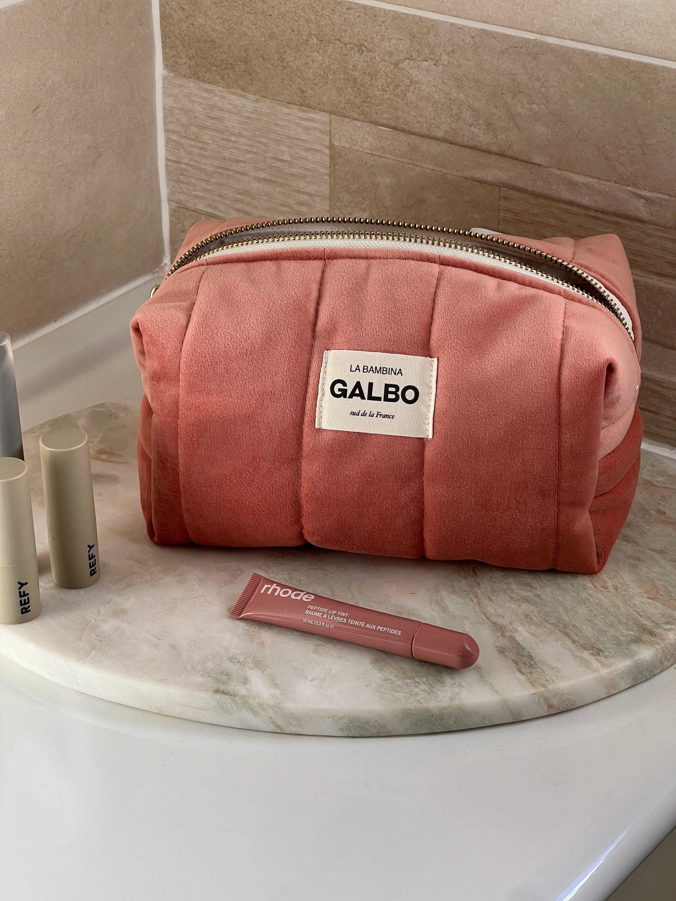 LA BAMBINA - matelassée velours Peachy 🍑
