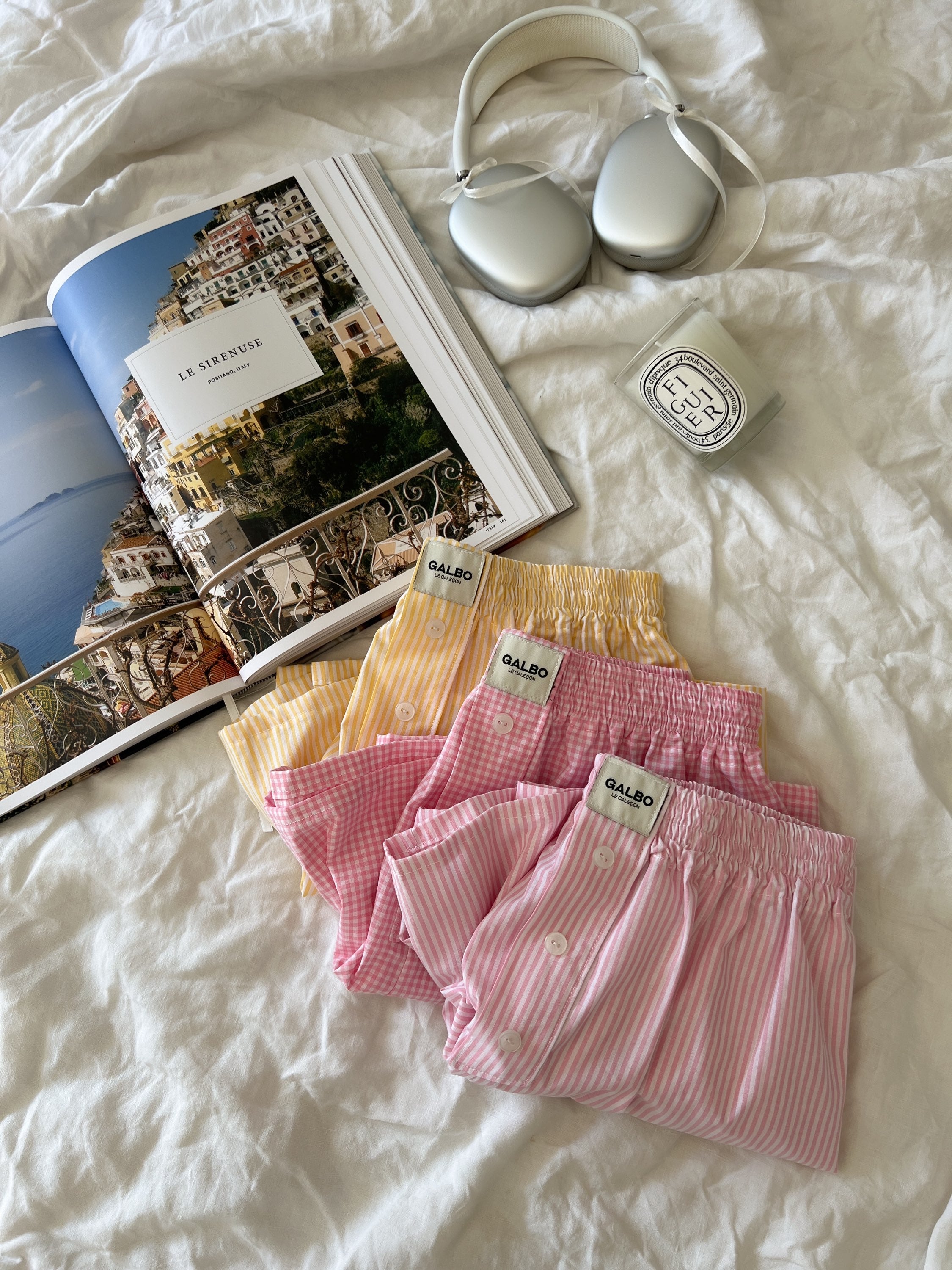 Caleçon Calvi VICHY Candy Pink 🌷