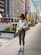 Le Zipper oversize Galbo Sport - Pearled Ivory