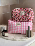 LA NOMADE - matelassée vichy rose