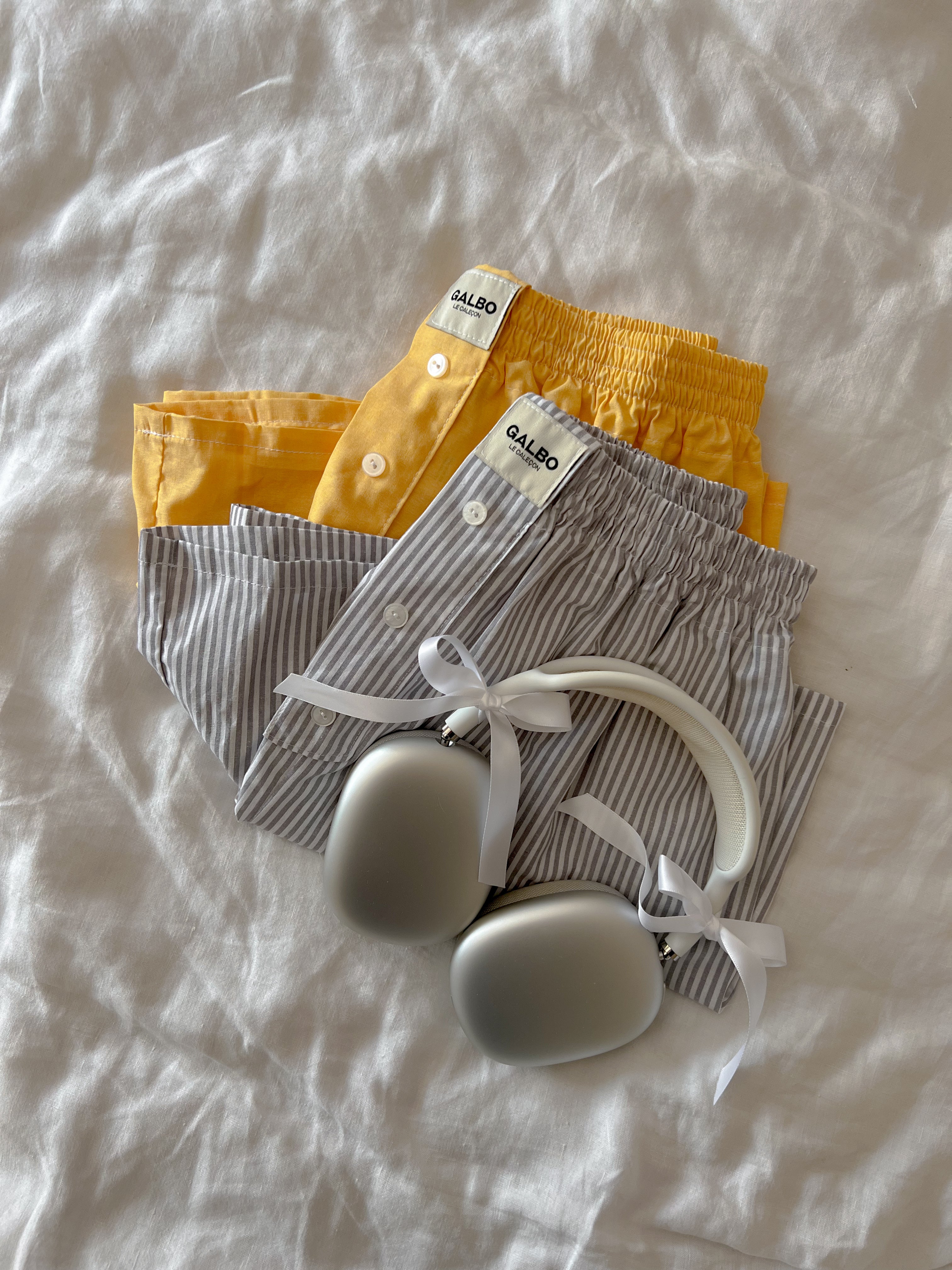 Caleçon Calvi RAYURES Vintage Gray 🐰