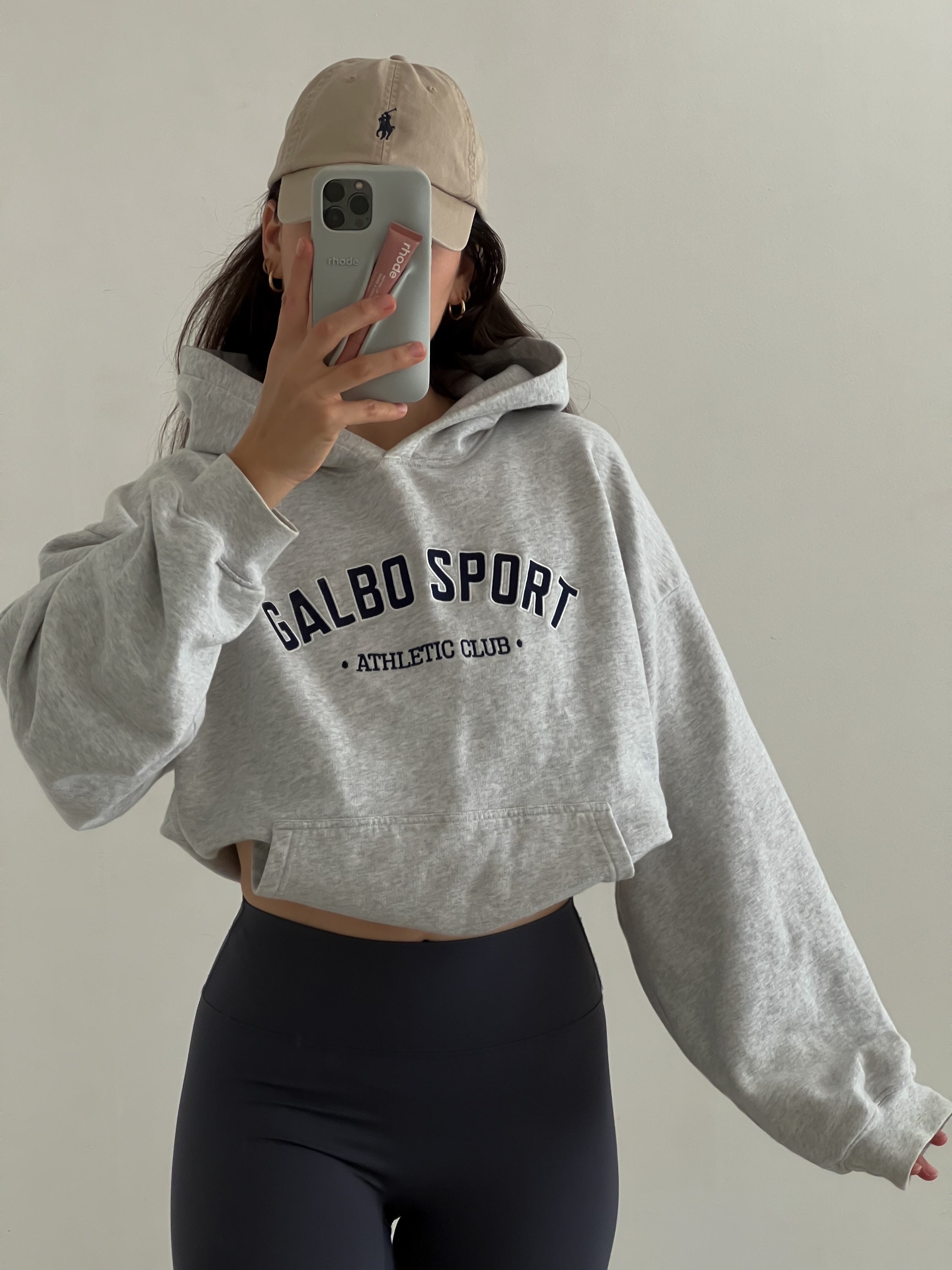 Le Hoodie Galbo Sport - Grey melange