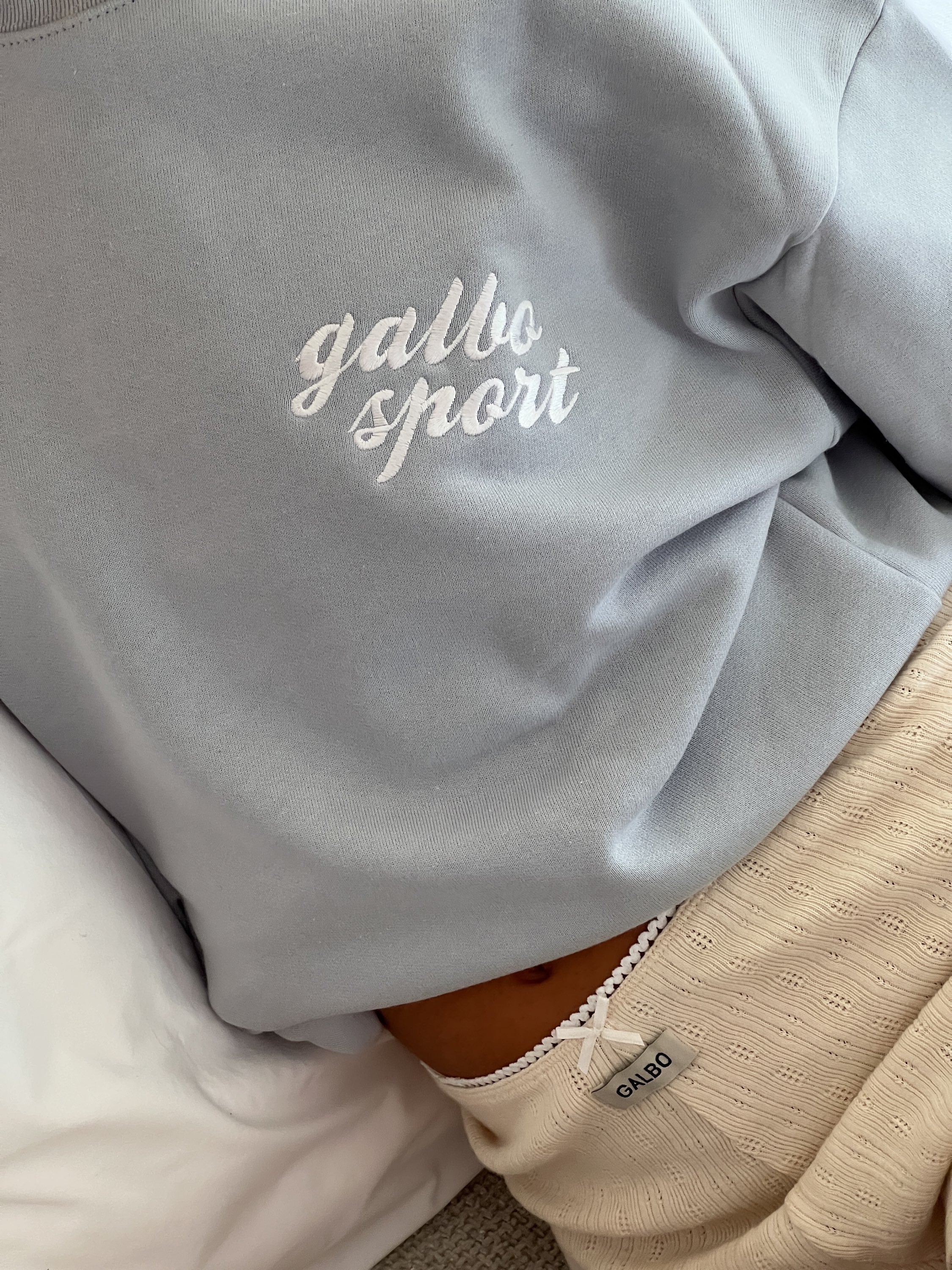 Le Sweat Galbo Sport - Pearl Blue