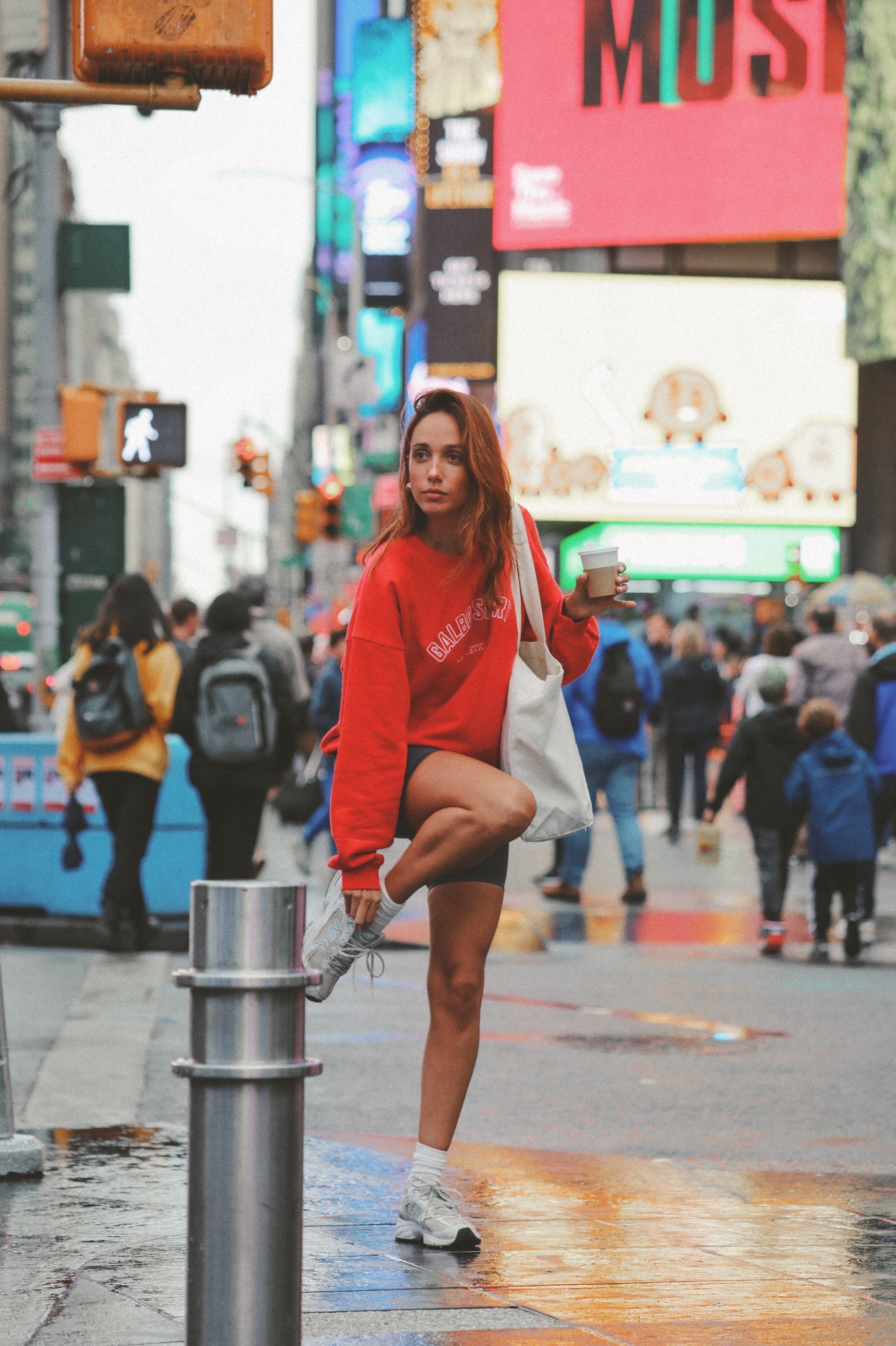 Le Sweat oversize Galbo Sport - Poppy 🍒