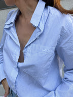 La chemise Galbo rayée NAVY BLUE 💙