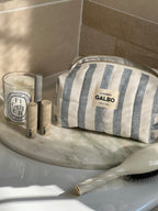 LA BAMBINA - matelassée Nancy rayures bleues 🦢