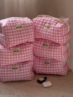 LA NOMADE - matelassée vichy rose