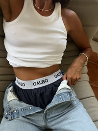 Le Débardeur LONG Galbo - Soft White