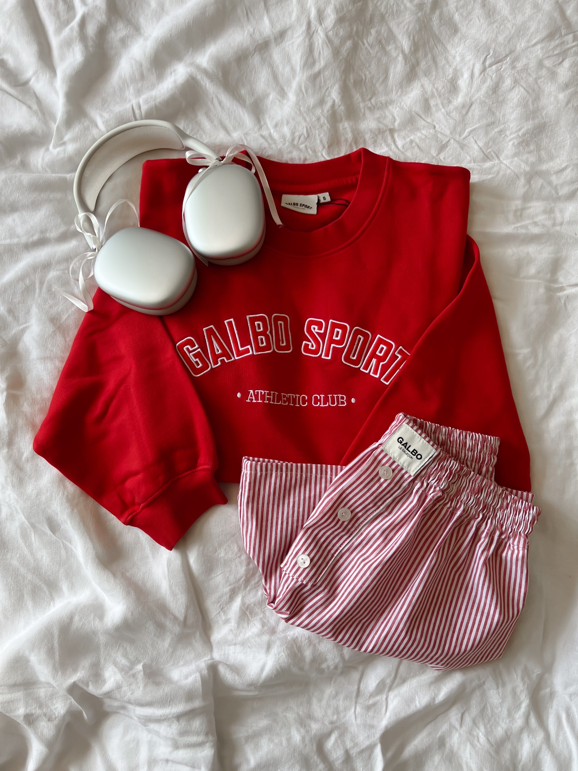 Le Sweat oversize Galbo Sport - Poppy 🍒